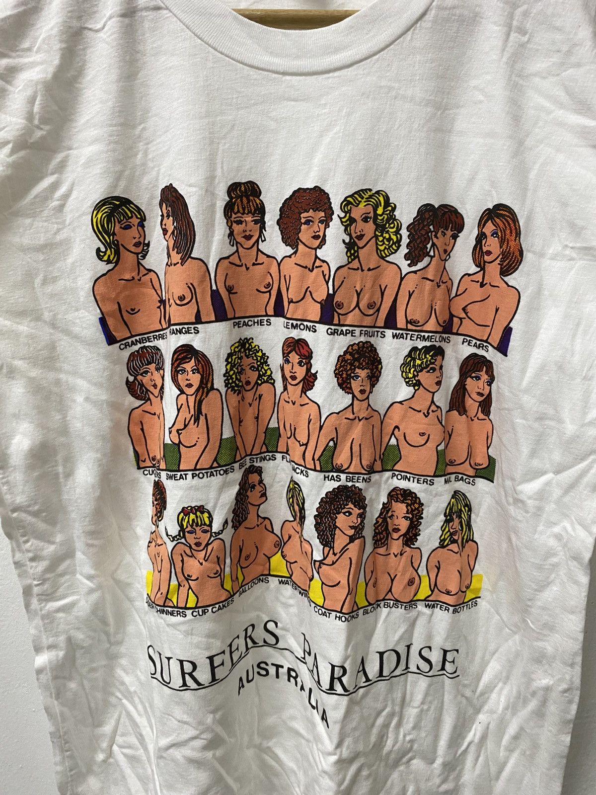 Vintage Vintage Boobs Bourbon Street New Orleans Funny Tee Size US M / EU 48-50 / 2 - 2 Thumbnail