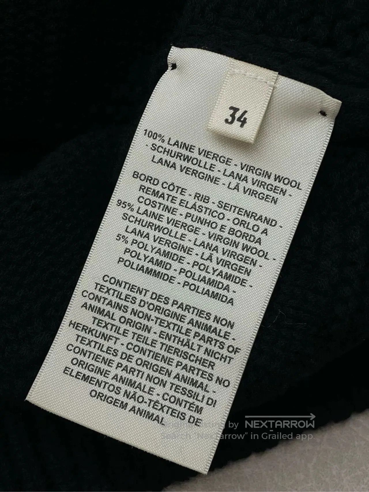 Hermes Hermes Black Knit Cardigan Size 34. Size US S / EU 44-46 / 1 - 5 Thumbnail