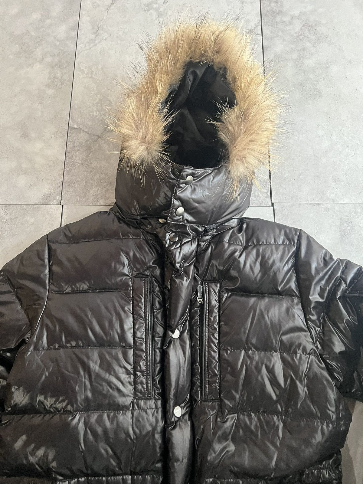Japanese Brand Male&Co Fur Hood Puffer Down Jacket Size US L / EU 52-54 / 3 - 3 Thumbnail