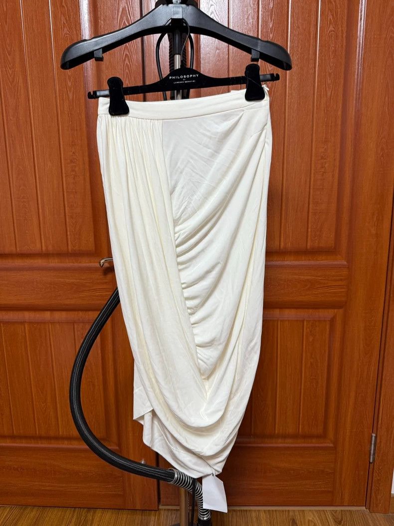 Dries Van Noten dries van noten size:34 White body-hugging skirt Size 42" / US 20 - 1 Thumbnail