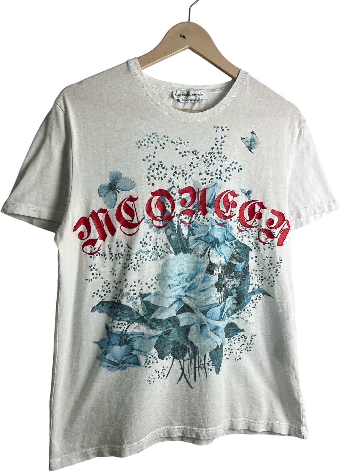 Alexander McQueen Alexander Mc Queen Skull Floral Tee Size US M / EU 48-50 / 2 - 1 Thumbnail