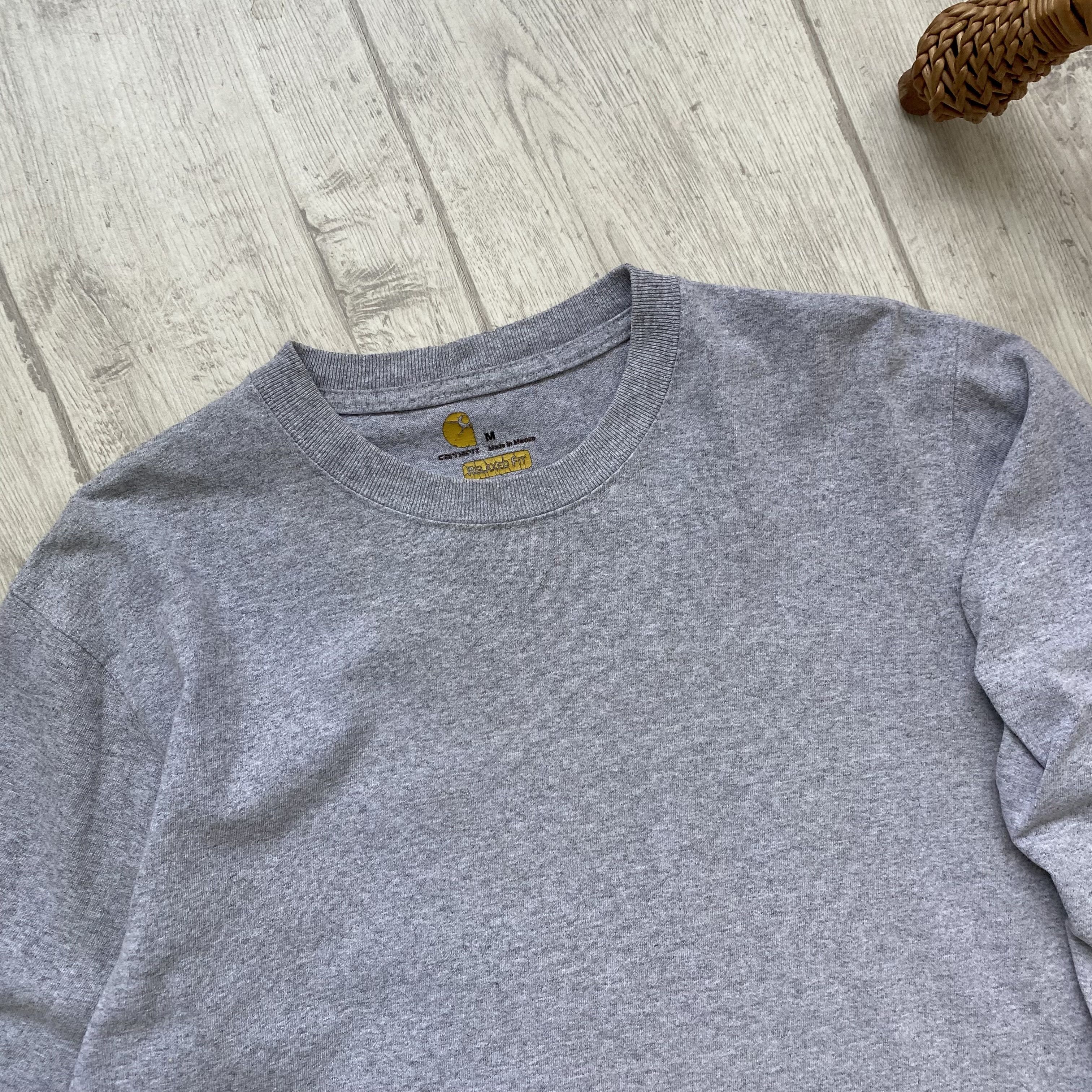 Carhartt 🔥 Carhartt WIP Grey Long Sleeve Graphic print Size US M / EU 48-50 / 2 - 2 Thumbnail