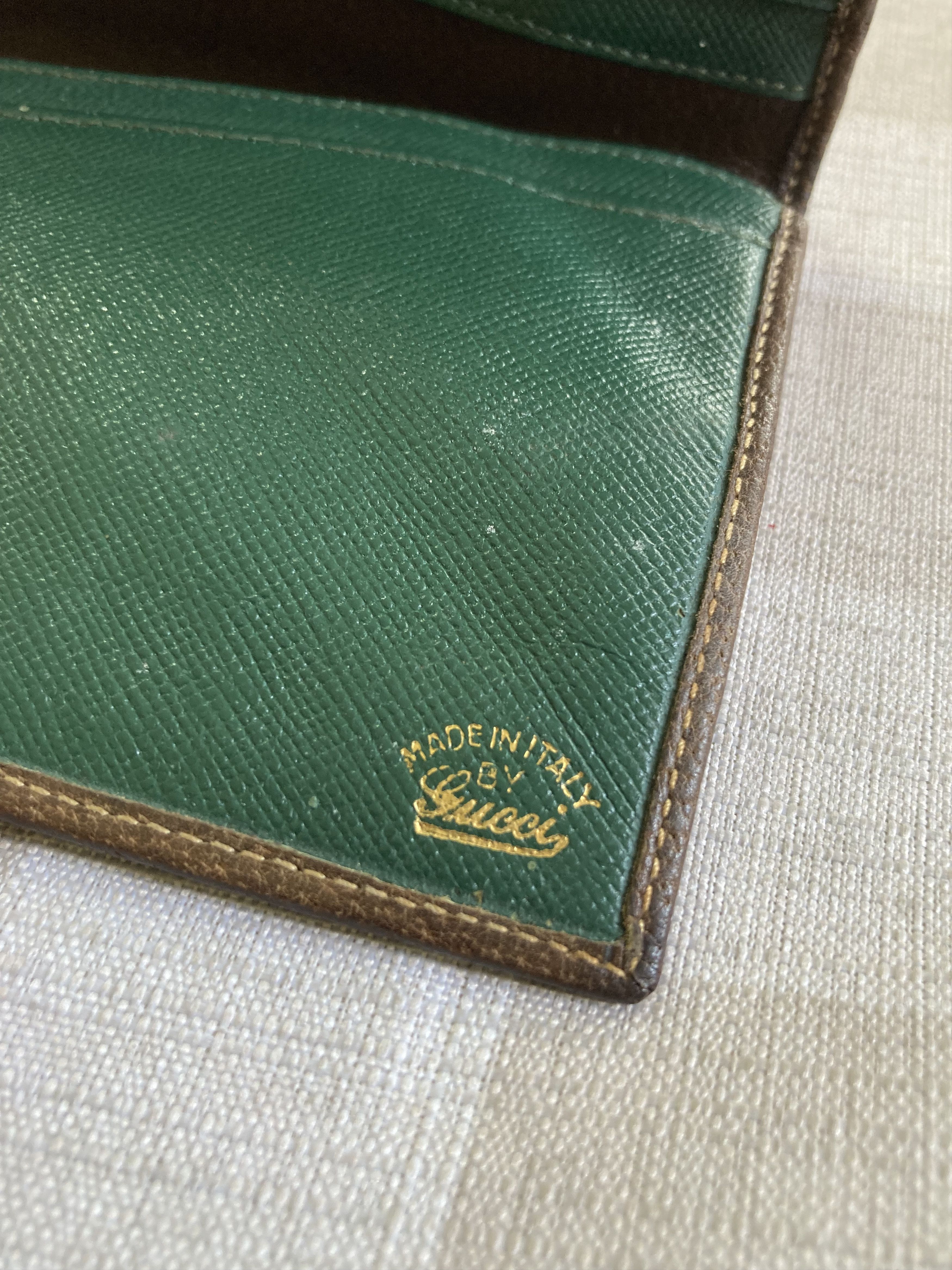 Gucci Archival Gucci GG Supreme Wallet - Green Leather Interior Size ONE SIZE - 9 Thumbnail