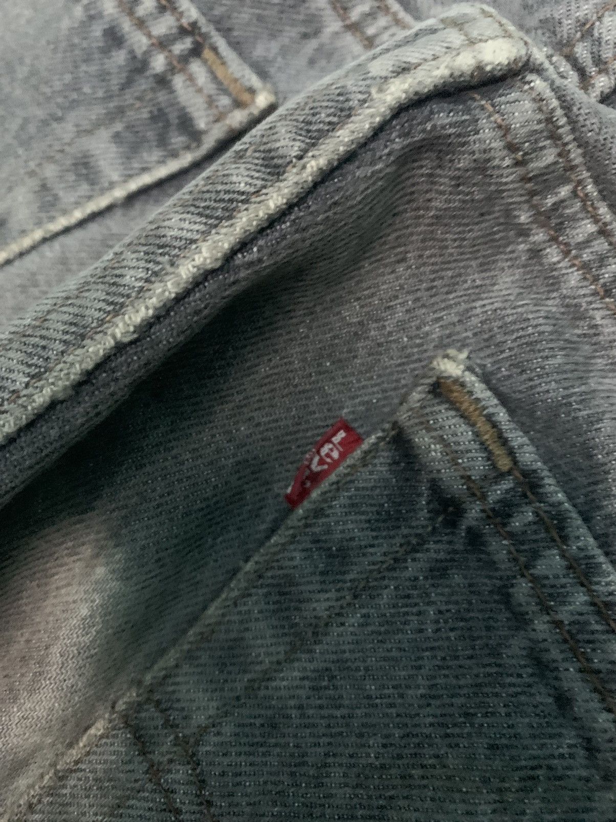 Levi's Made & Crafted 💥Vintage Levi’s Painted Denim Size US 30 / EU 46 - 9 Thumbnail
