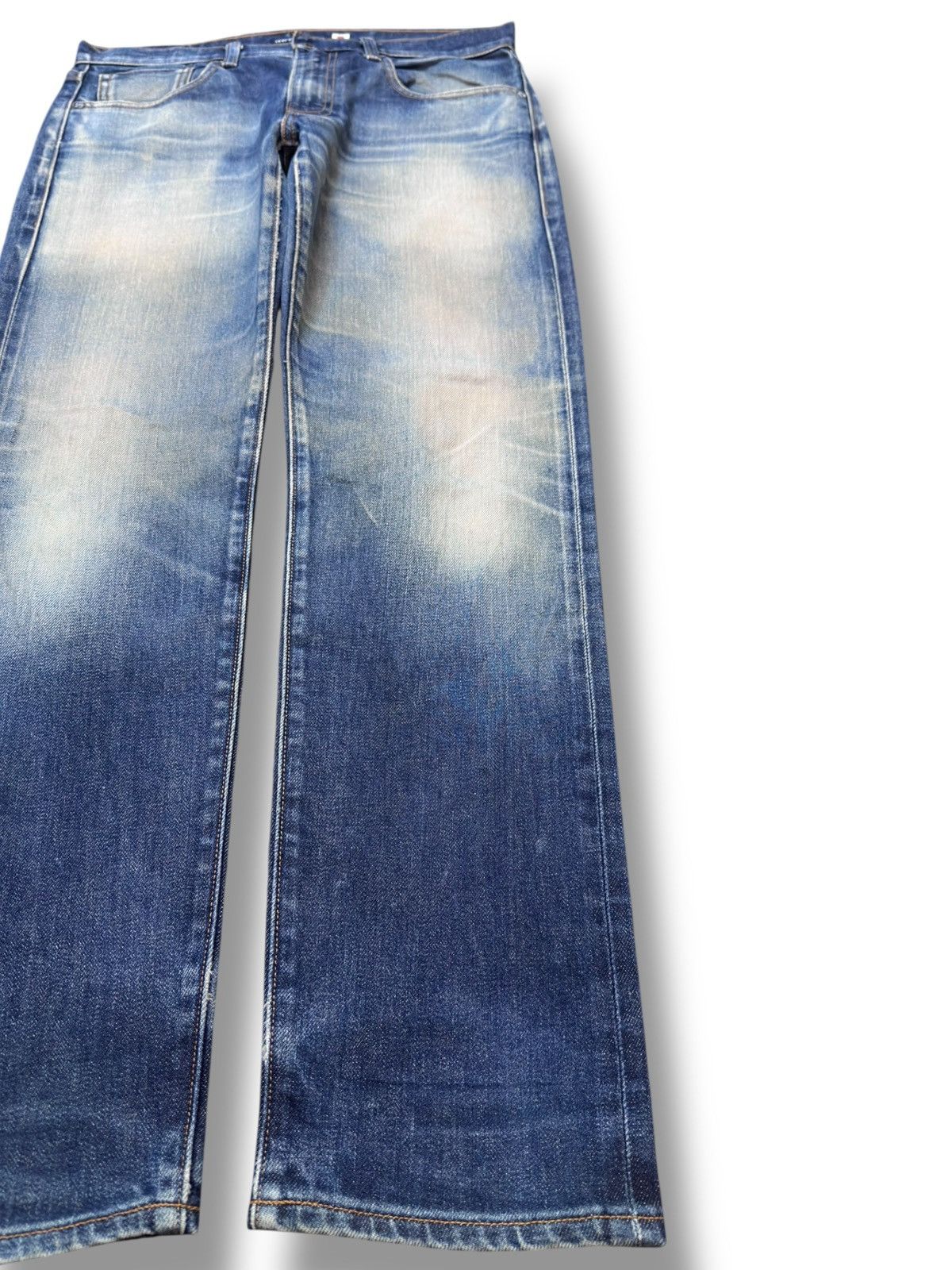 Levi's Made & Crafted Levi’s 502 Made&Crafted Tapered Big E Selvedge Mudwash Denim Size US 33 - 4 Thumbnail