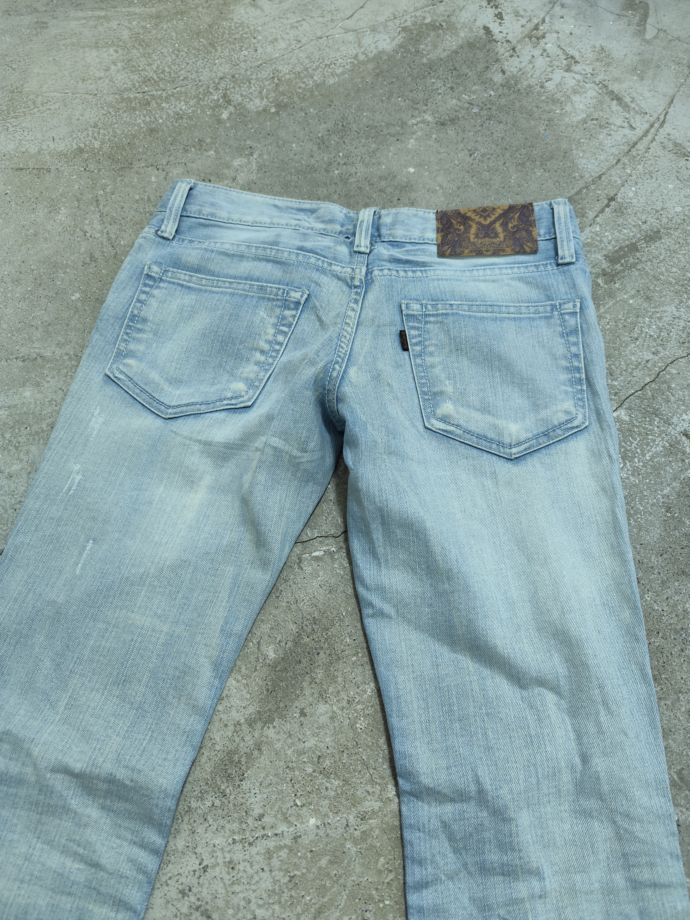 GOA Vintage GOA blue faded jeans Size 29" - 5 Thumbnail