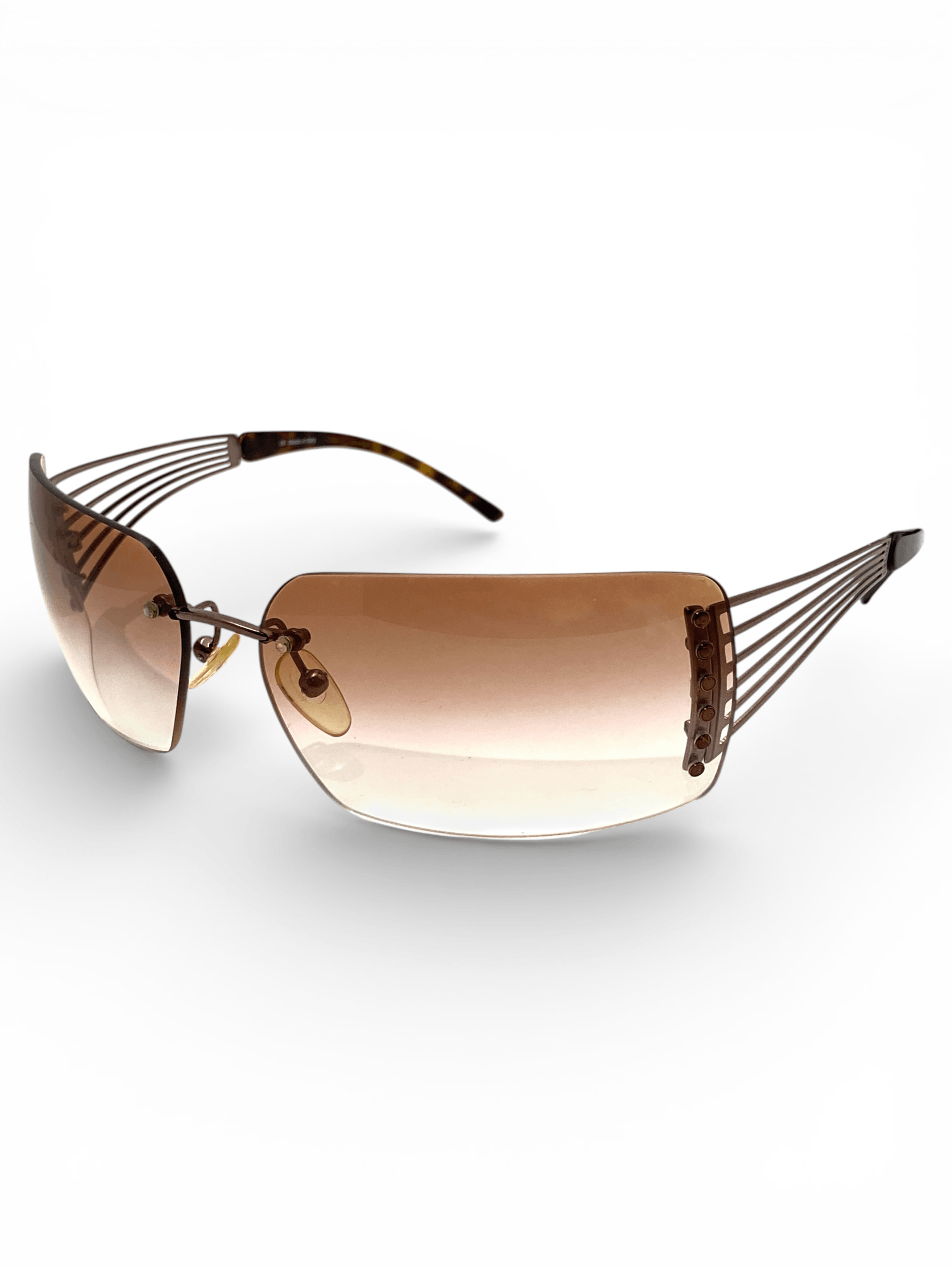 Celine Celine Paris Triomphe Racer Rimless Sunglasses Y2K Vintage Size ONE SIZE - 4 Thumbnail
