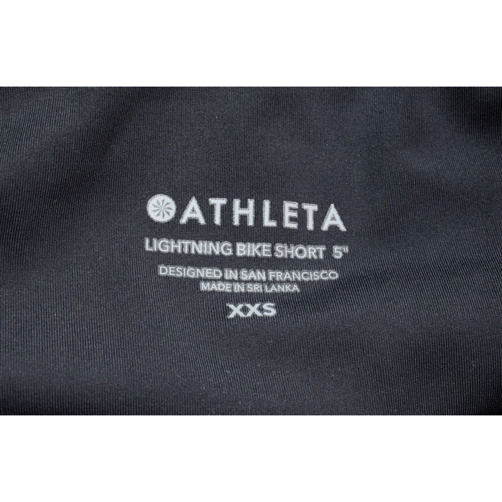 Athleta Athleta Bike Shorts Womens XS Black 5" Pull-On Stretch Activewear Size 24" / US 00 / IT 34 - 6 Thumbnail