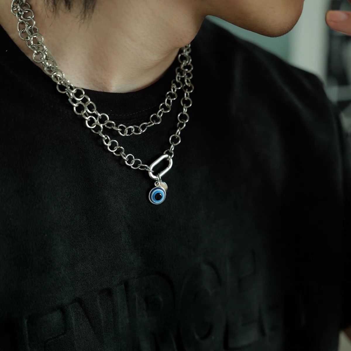 Japanese Brand × Vintage Retro punk necklace Size ONE SIZE - 1 Thumbnail