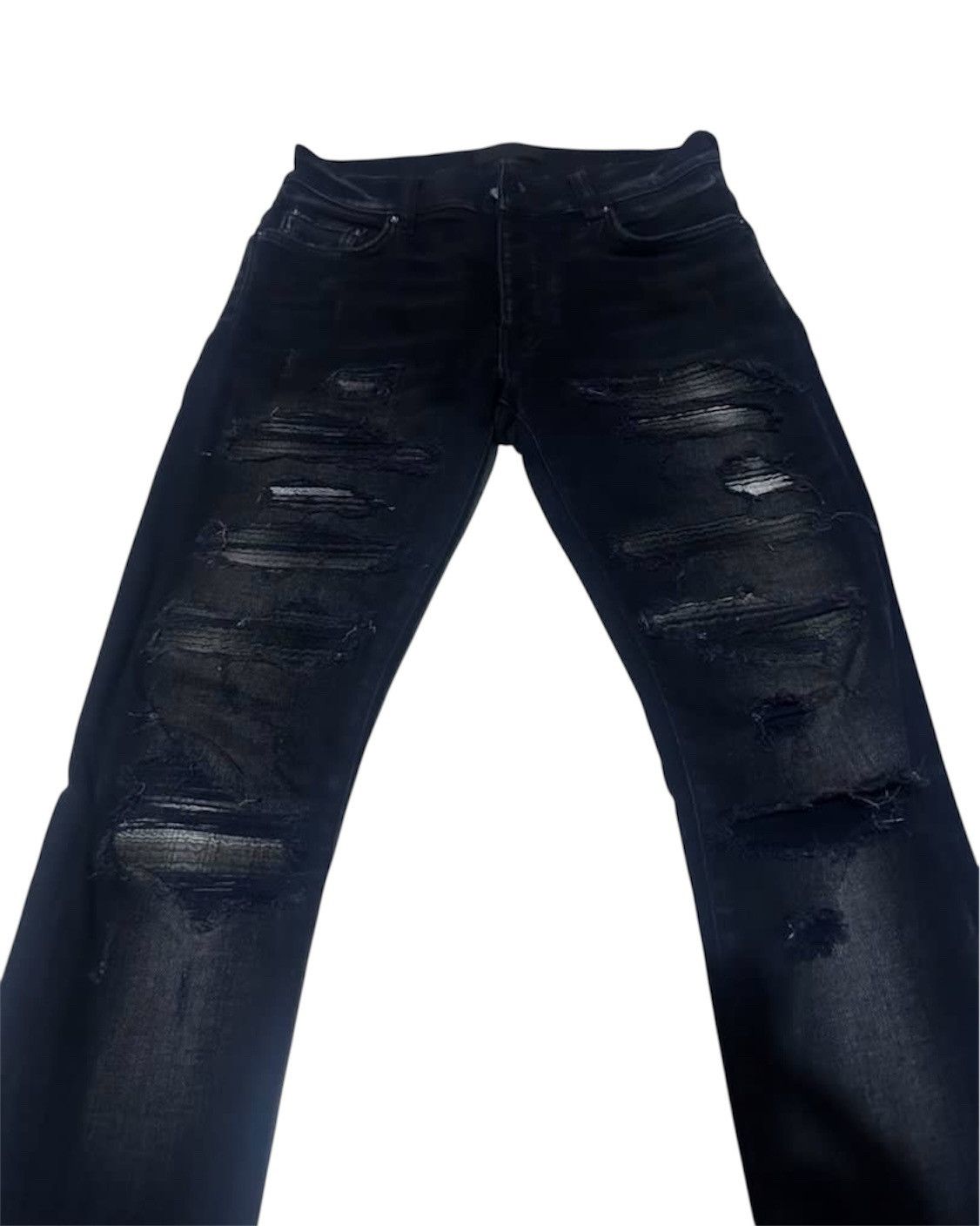 Amiri Amiri distressed jeans Size US 29 - 2 Thumbnail