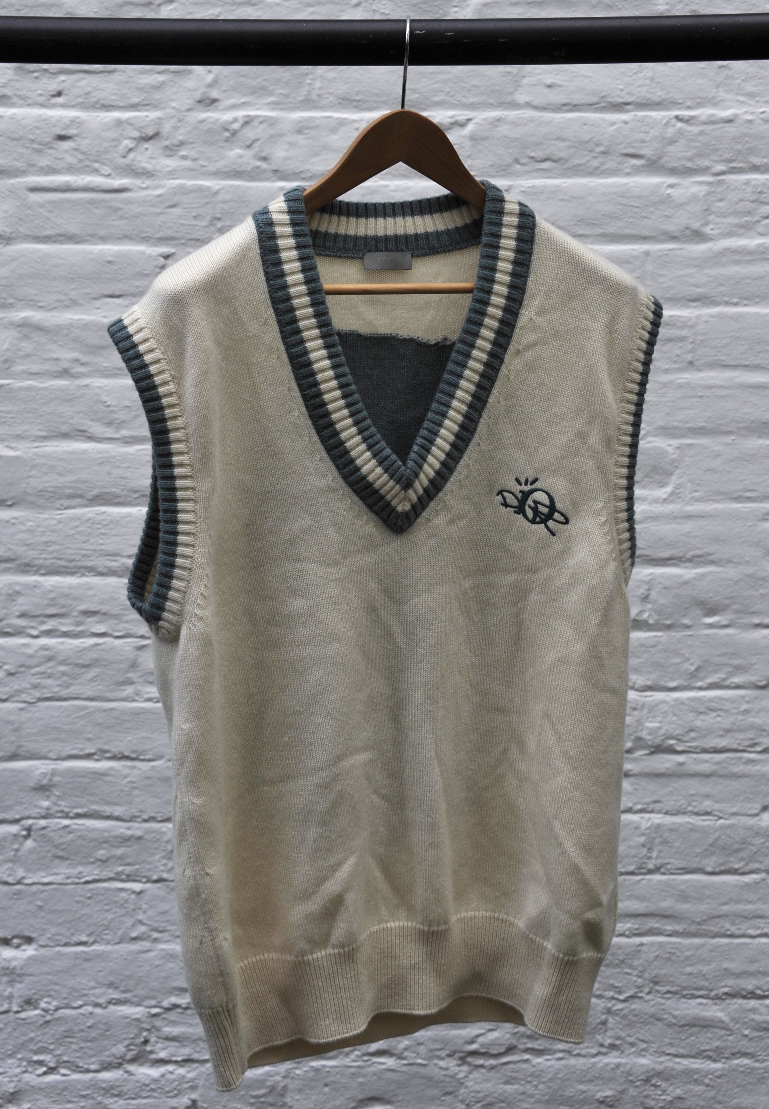 トップス Dior x CACTUS JACK Oversized Sleeveless Buy Dior x Cactus Jack Oversized Sleeveless Sweater 'Beige