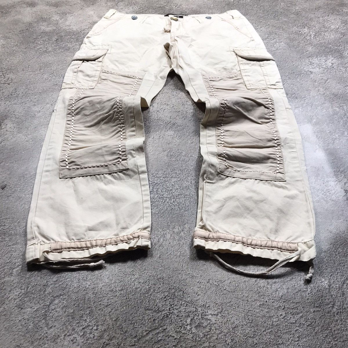 Vintage Vintage 90s Baggy Cargo Pants Distressed Workwear Grunge 30 Size 30" / US 8 / IT 44 - 1 Thumbnail