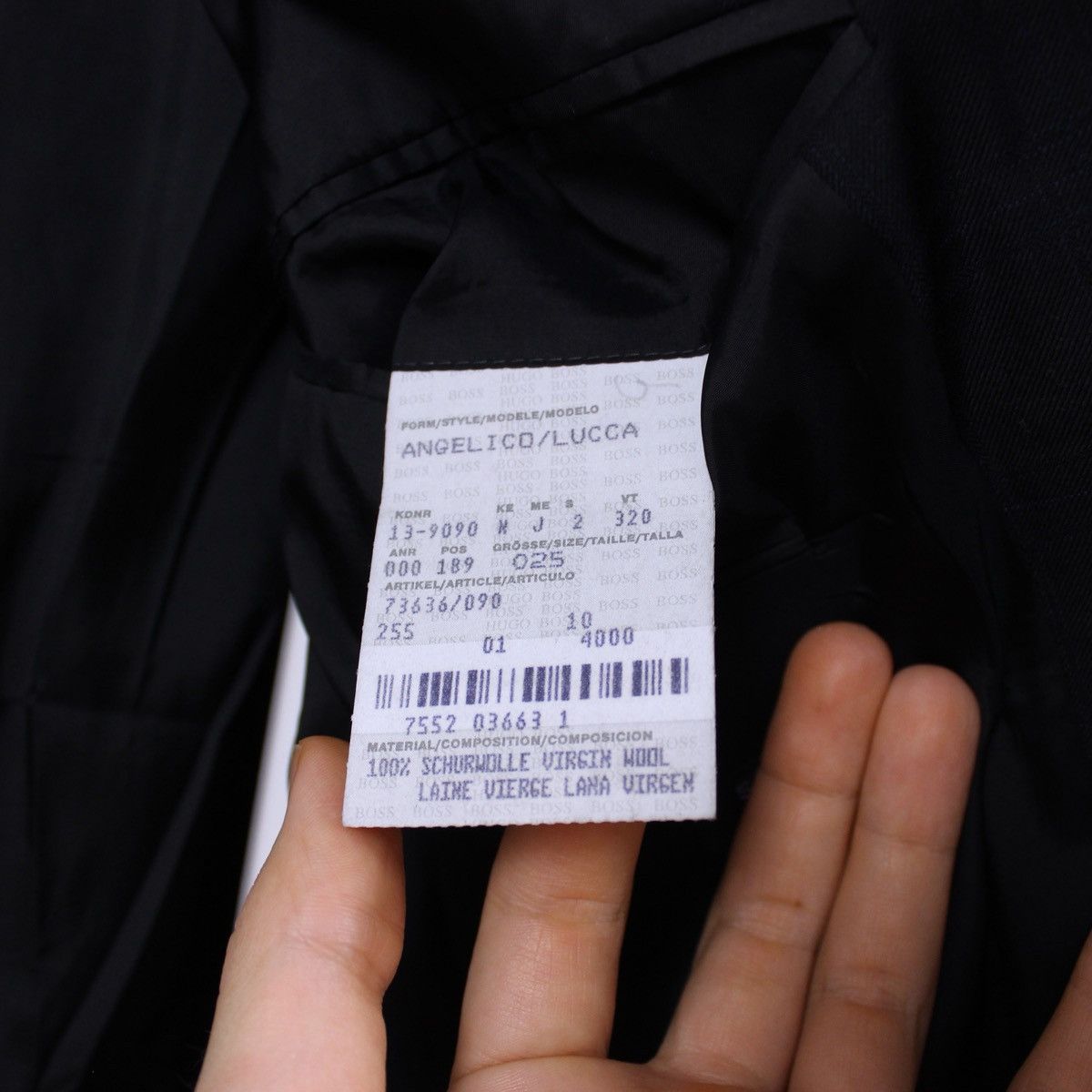 Hugo Hugo Boss Plaid Wool Blazer Jacket Size 42R - 7 Thumbnail