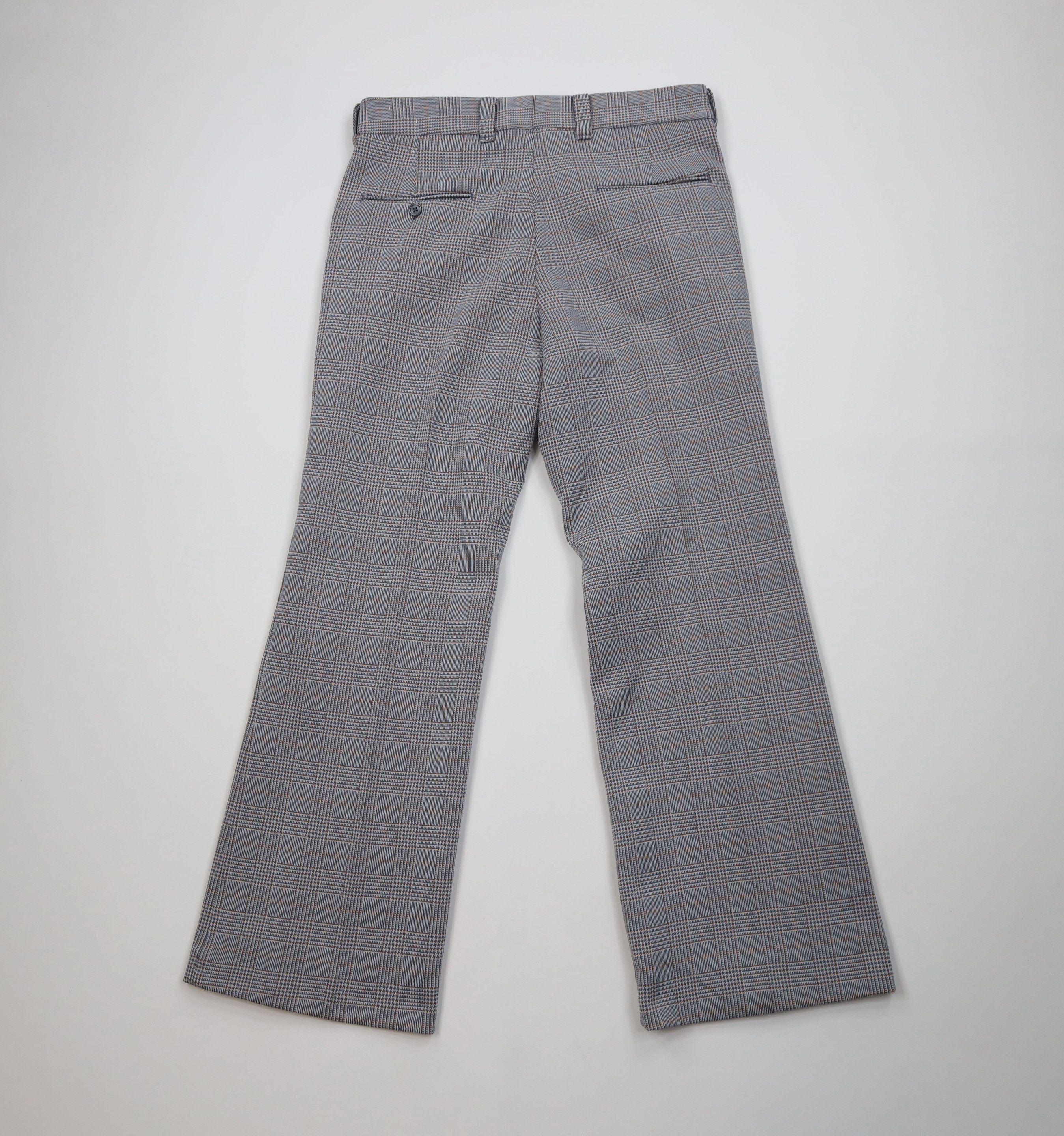 Levi's Vintage 70s Levis Plaid Knit Bell Bottoms Chino Pants USA Size US 32 / EU 48 - 9 Thumbnail