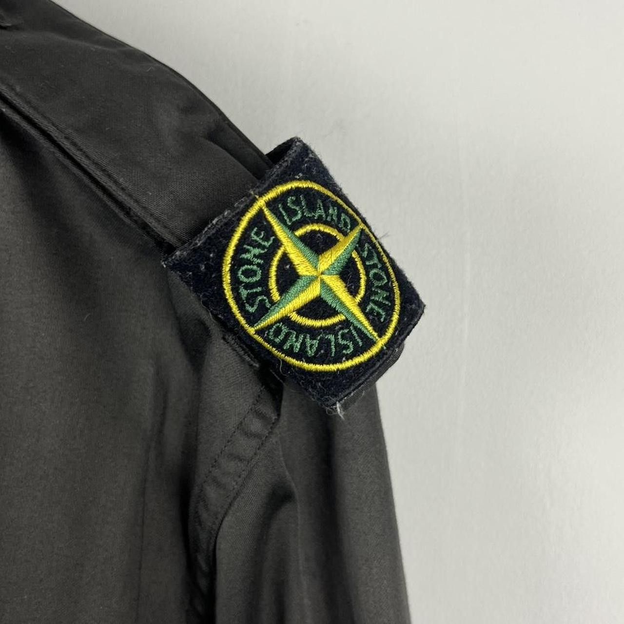 Stone Island Stone Island Raso Floccato Over Shirt Size US L / EU 52-54 / 3 - 3 Thumbnail