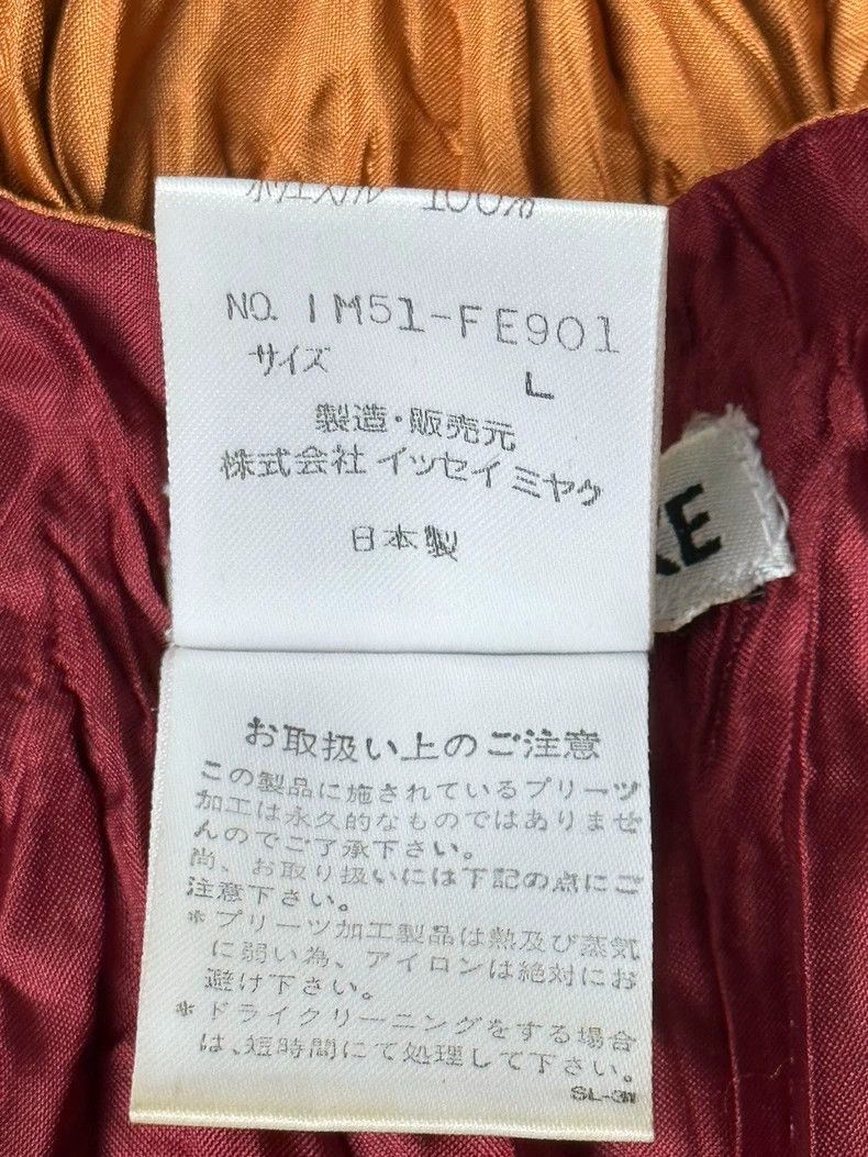 Issey Miyake Issey Miyake A golden-red pleated waistcoat Size L / US 10 / IT 46 - 4 Thumbnail
