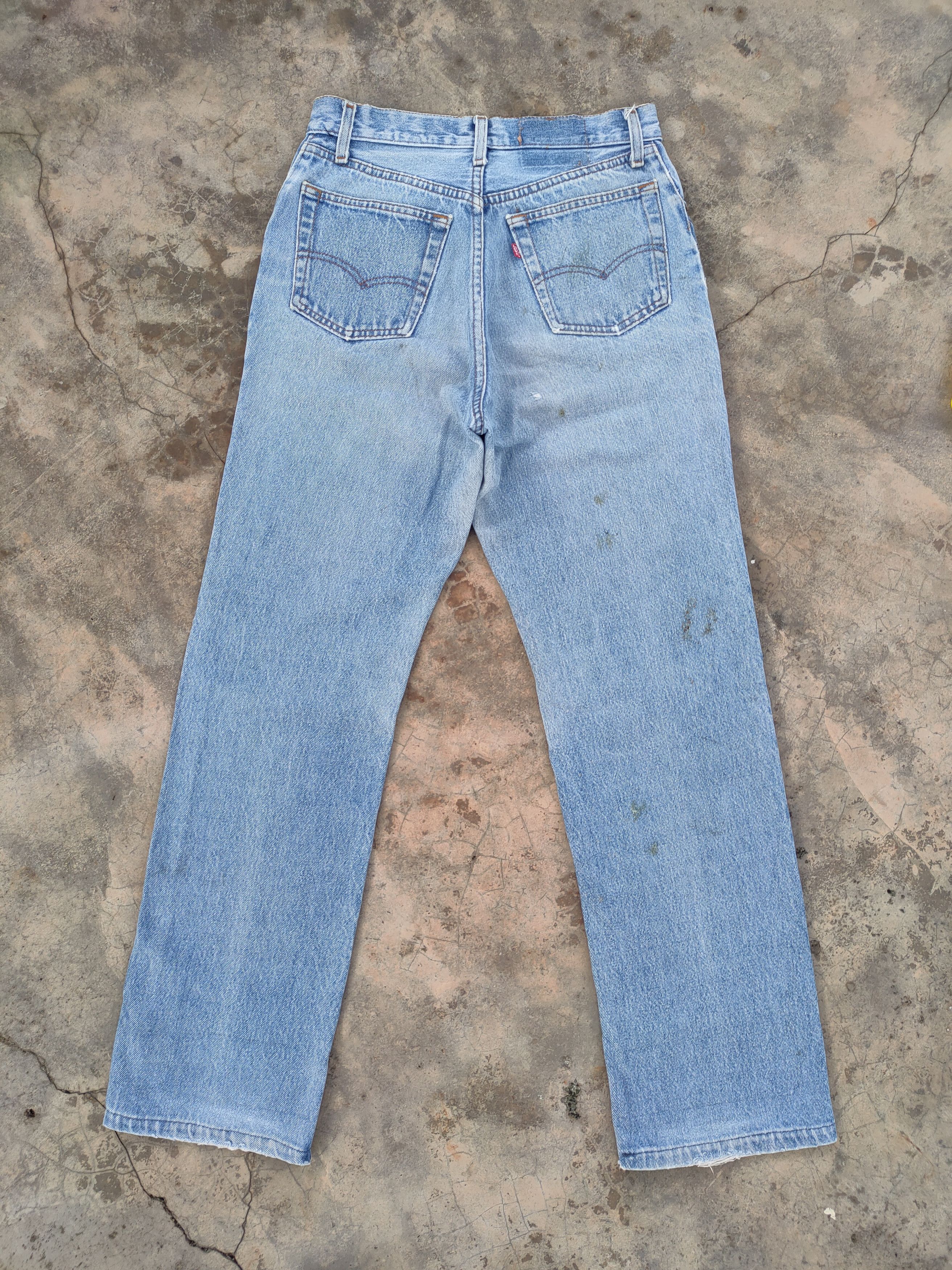 Levi's Vintage Clothing VINTAGE 80' LEVI'S 501 USA WOMAN FADED DENIM JEANS PANTS Size US 28 / EU 44 - 9 Thumbnail