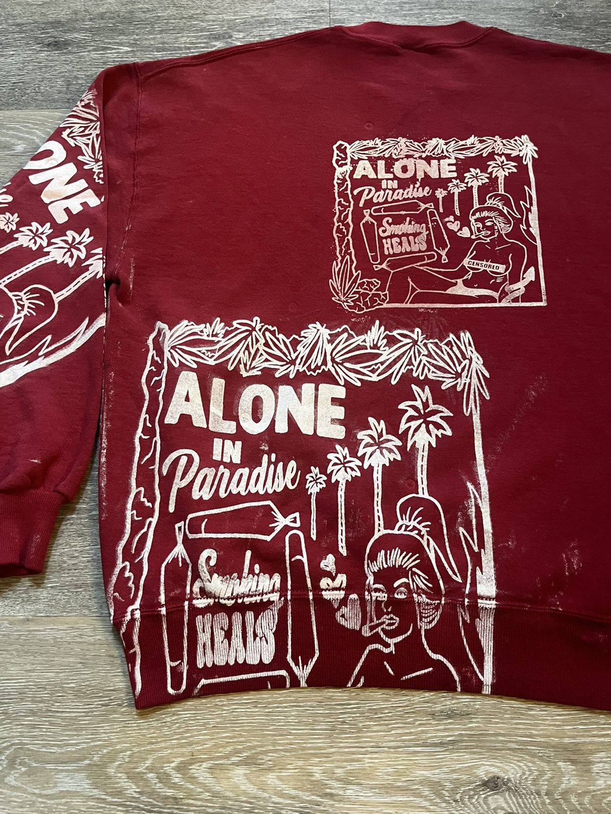 Other Smoking Heals All Over Print Sweatshirt Size US L / EU 52-54 / 3 - 3 Thumbnail