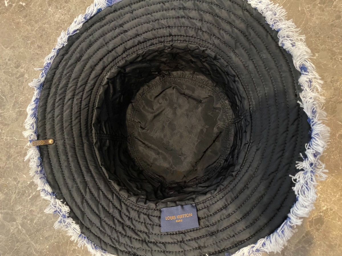 Louis Vuitton LV Denim Monogram Bucket Hat Size ONE SIZE - 4 Thumbnail