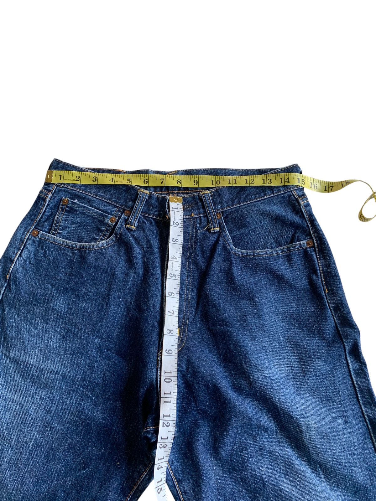 Edwin VINTAGE EDWIN 505 BAGGY SELVEDGE JAPANESE DENIM Size US 29 - 18 Thumbnail