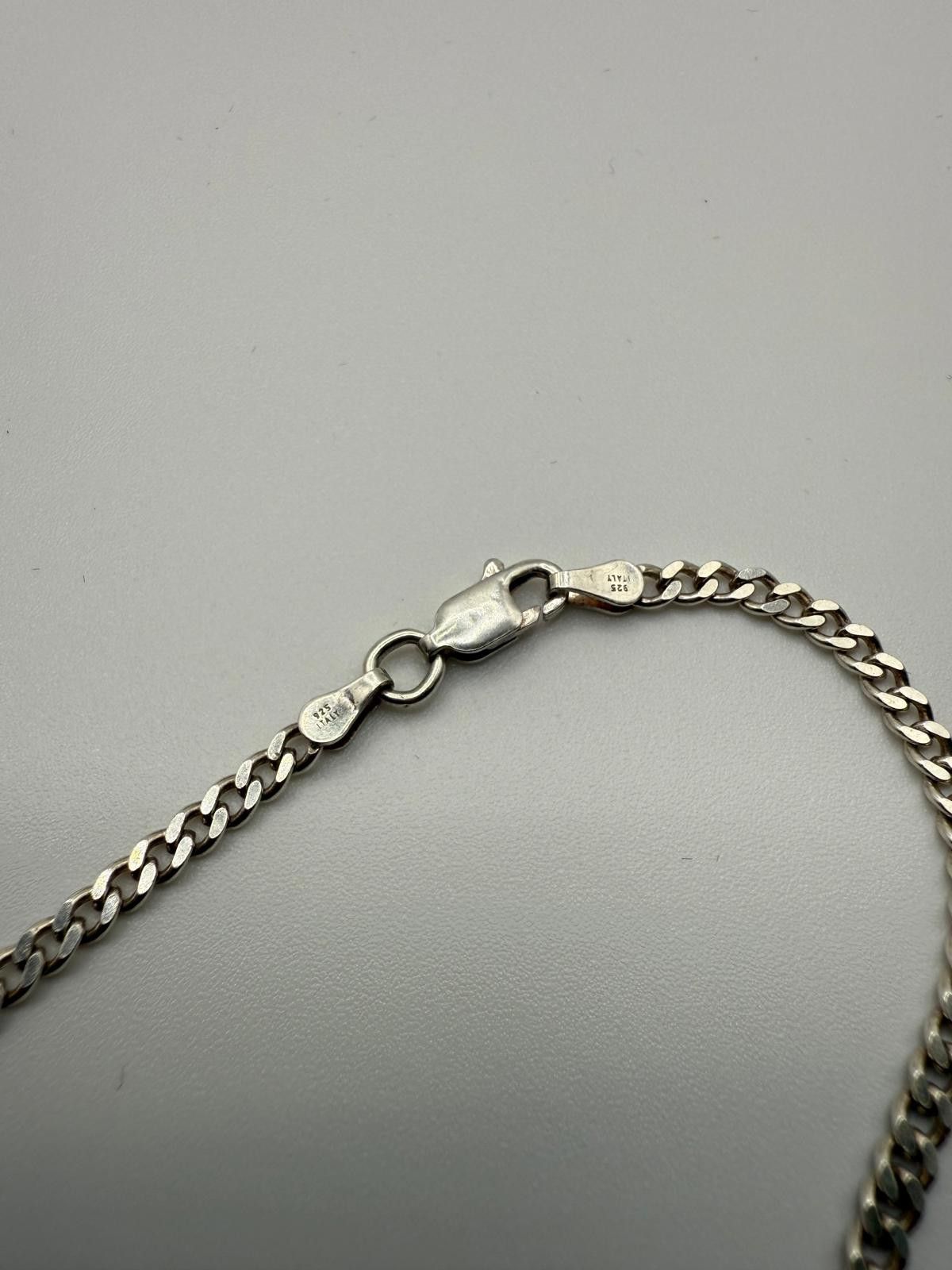 Designer 2010's CZ "C" Sterling Silver Pendant Necklace Size ONE SIZE - 5 Thumbnail