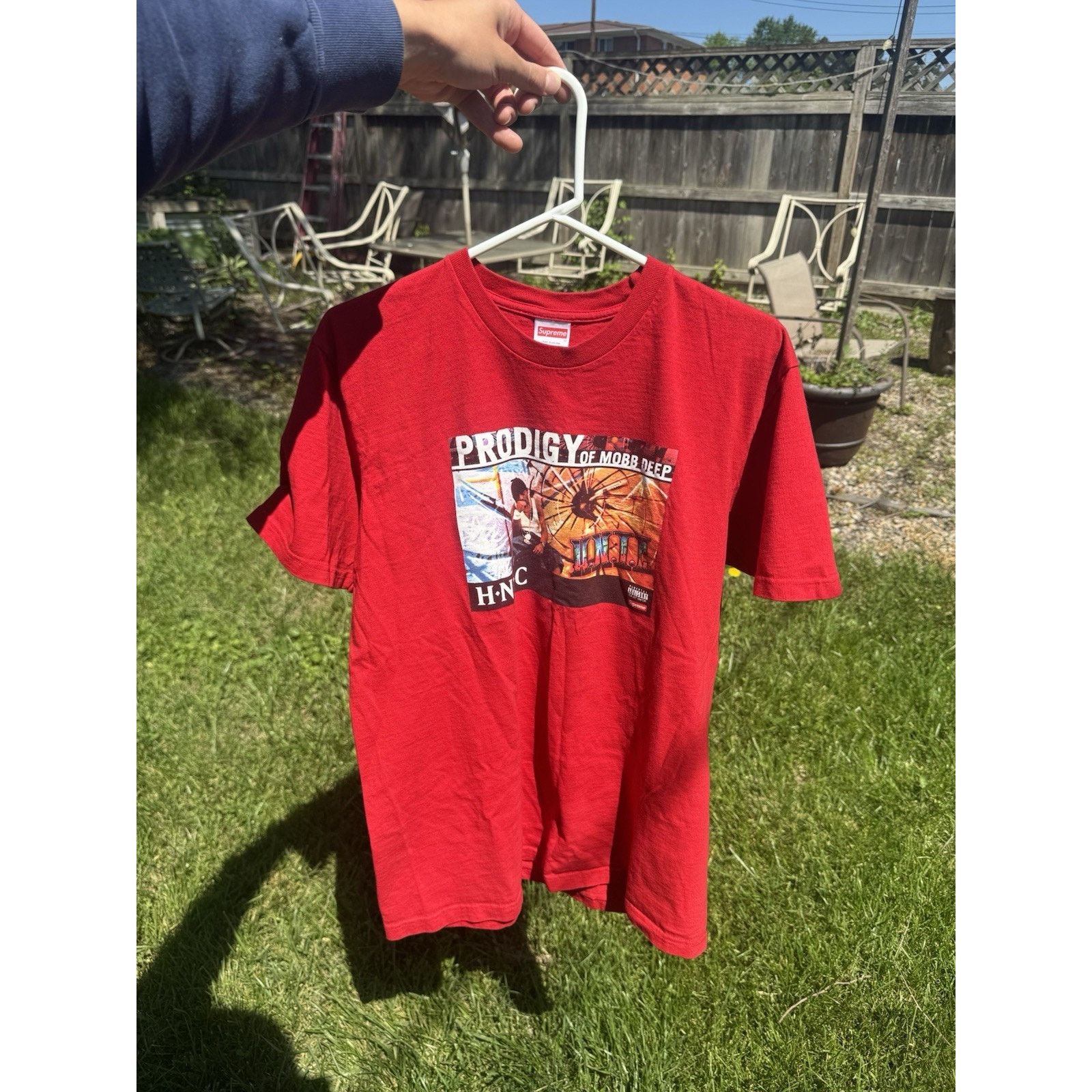 Supreme 2011 Supreme Prodigy Photo Tee Mobb Deep Rap Box Logo SS11