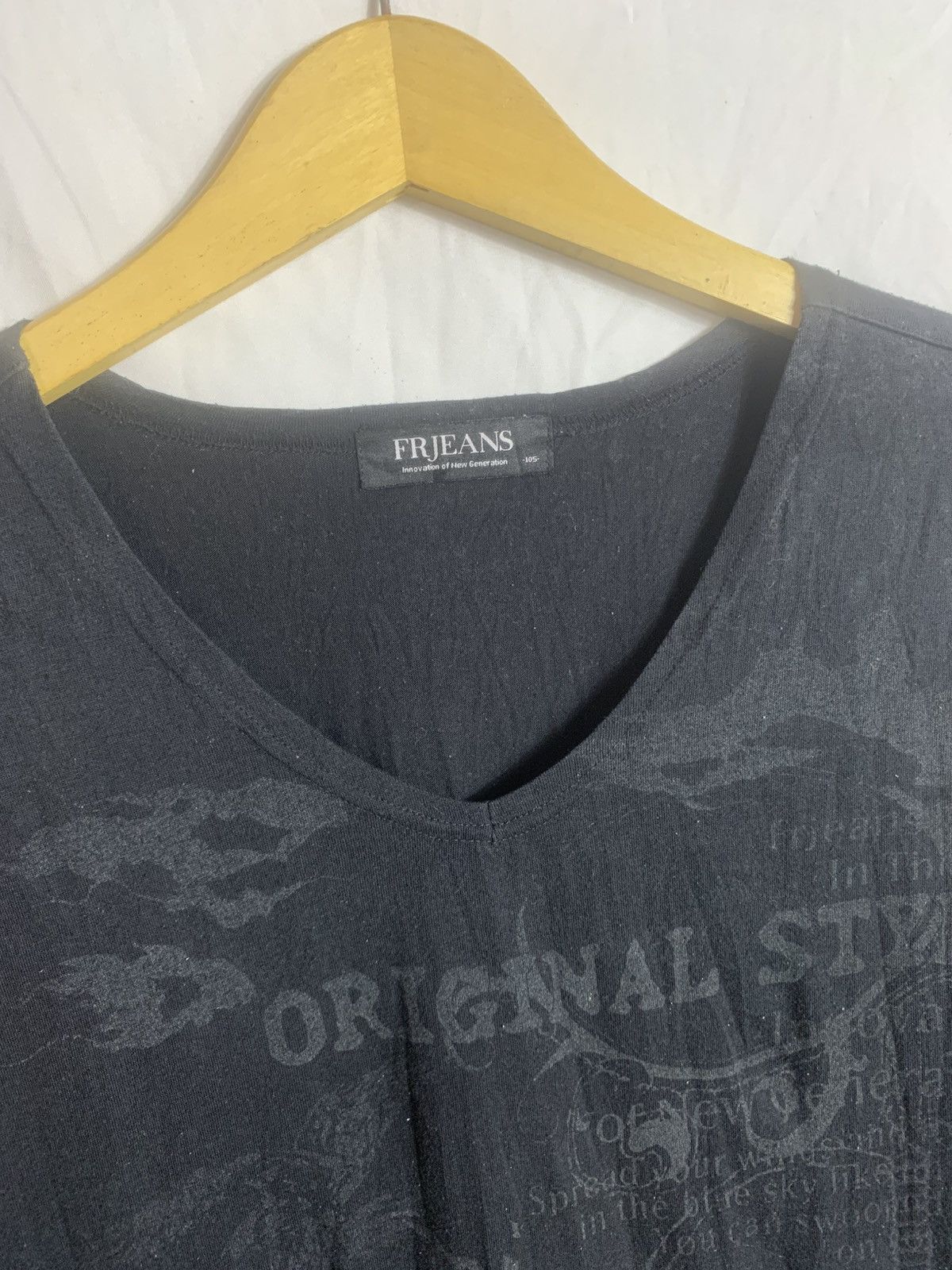 Japanese Brand Fr Jeans Faded black longsleve Size US M / EU 48-50 / 2 - 4 Thumbnail