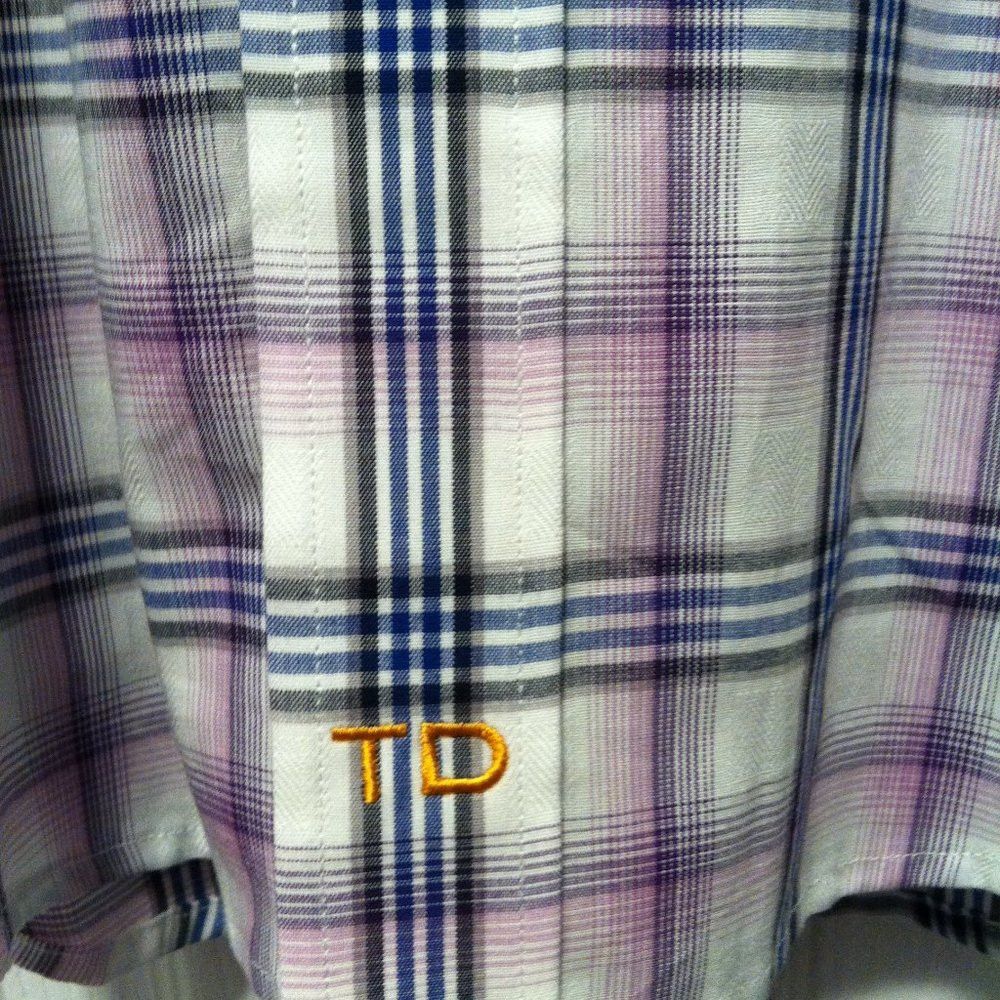 Thomas Dean THOMAS DEAN MENS NEW 100%COTTON CASUAL SHIRT SIZE: M Size US M / EU 48-50 / 2 - 9 Thumbnail