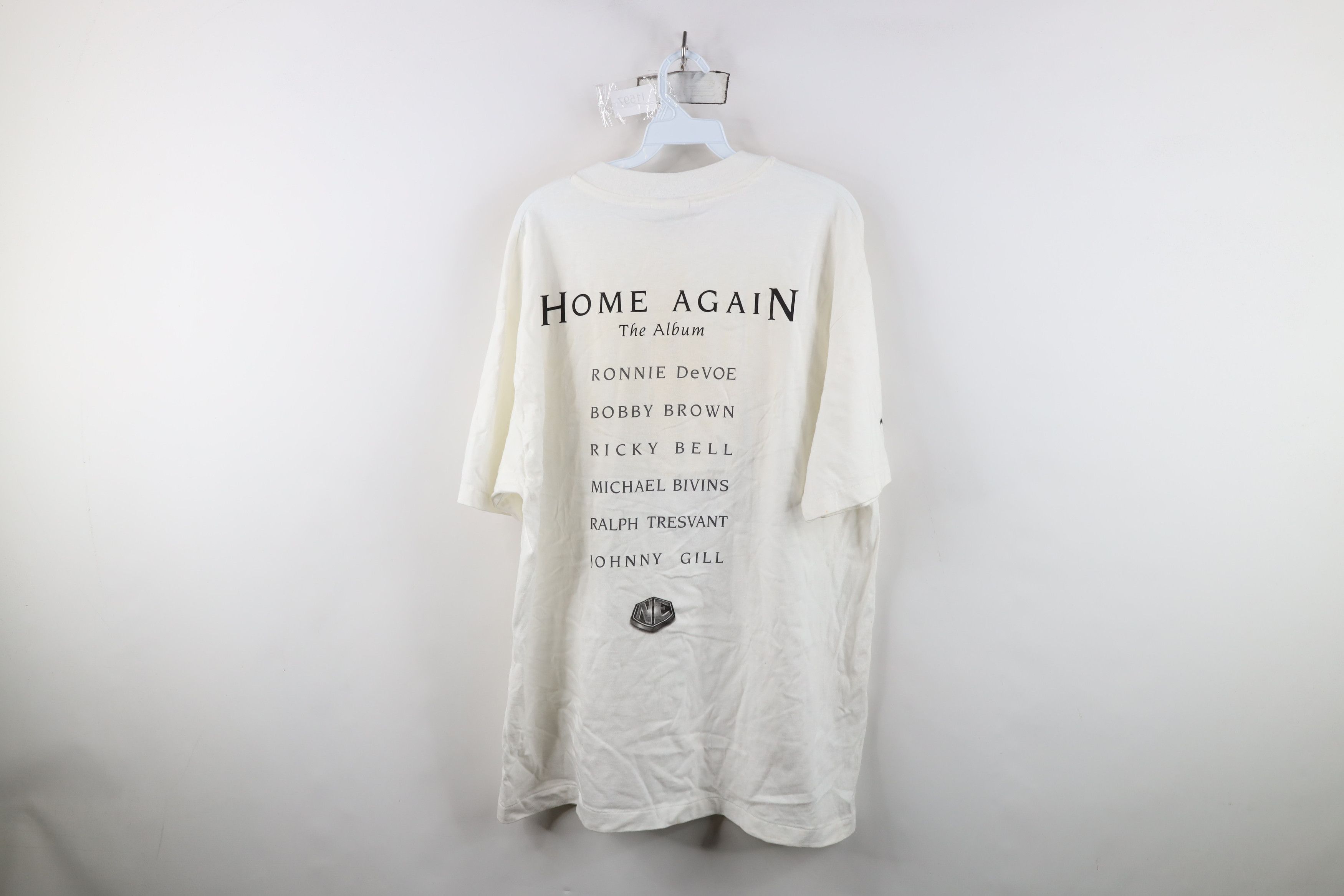 Vintage Vintage 90s The Album New Edition Band R&B T-Shirt White Size US XL / EU 56 / 4 - 13 Thumbnail