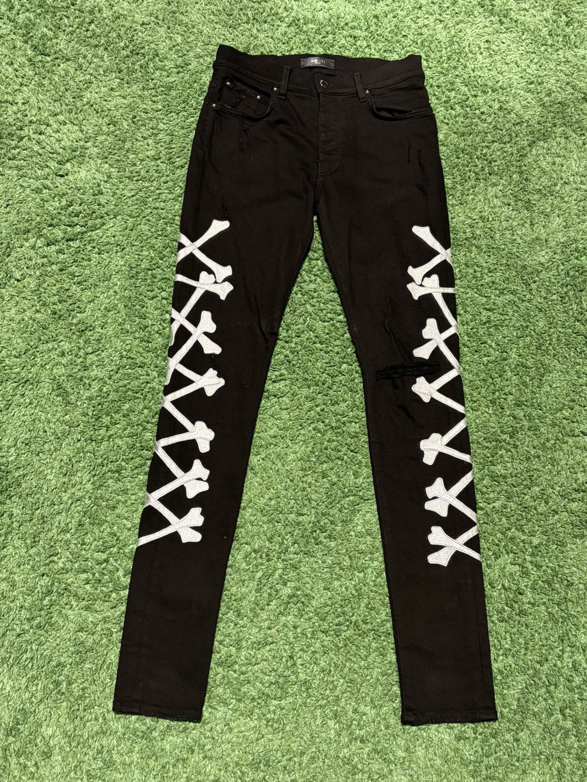 Amiri Amiri bone Size US 32 / EU 48 - 1 Thumbnail