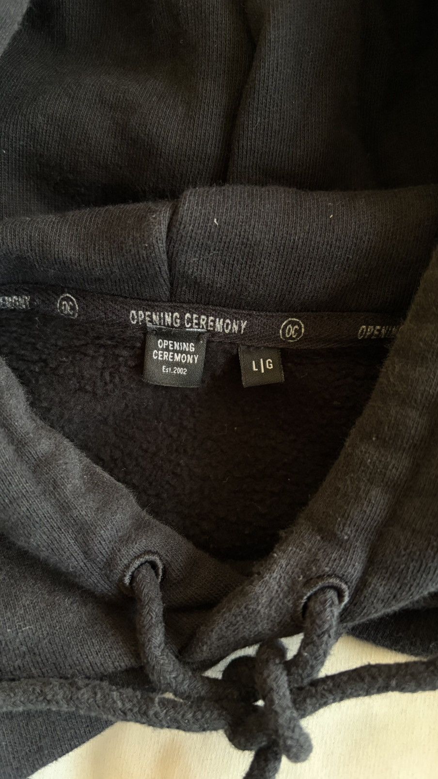 Opening Ceremony Opening Ceremony Logo Hoodie Black Size L Size US L / EU 52-54 / 3 - 6 Thumbnail