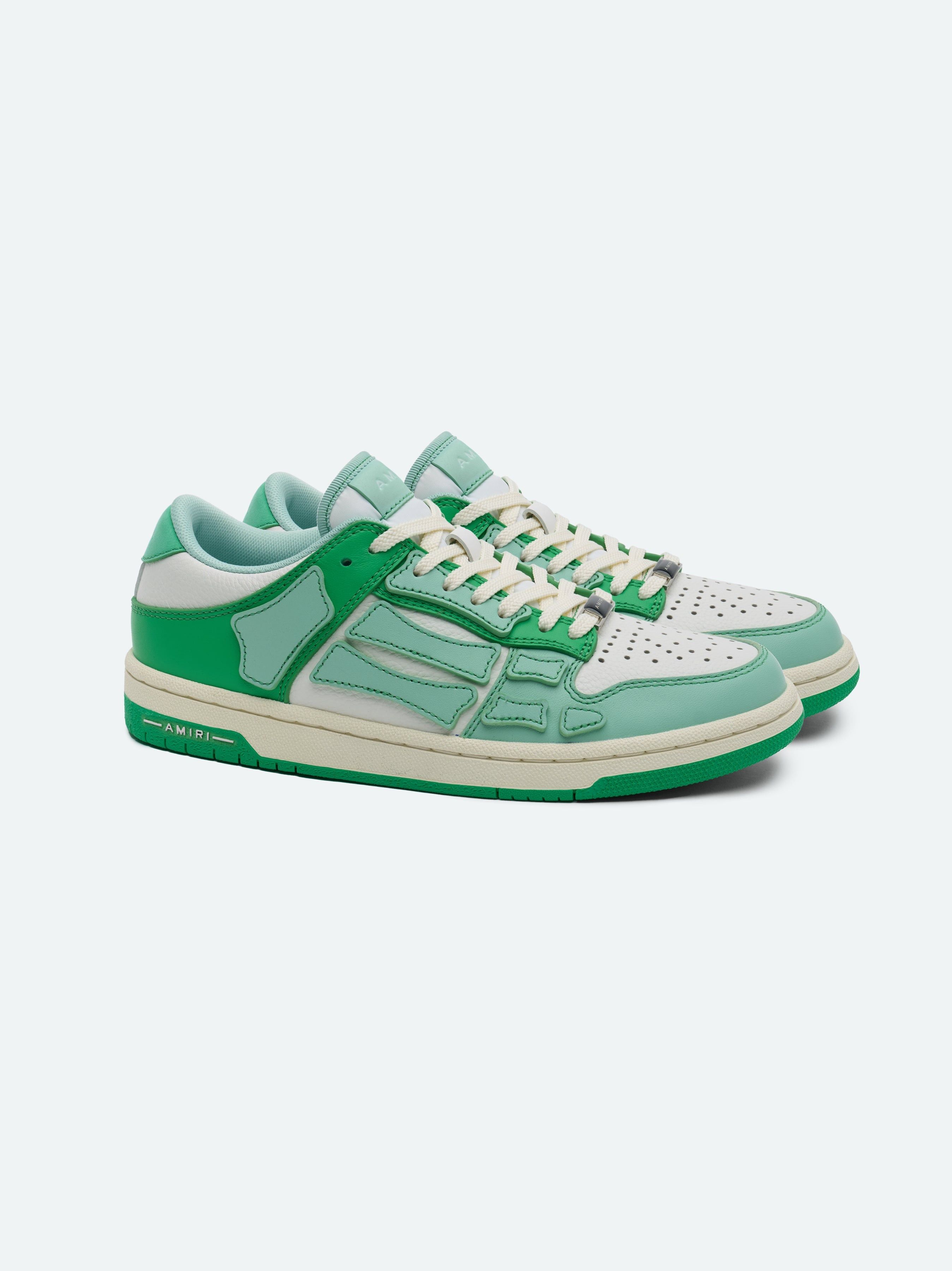 Amiri o1w1db11224 Skel Panelled Leather Low-Top Sneakers Size US 9 / IT 39 - 5 Thumbnail