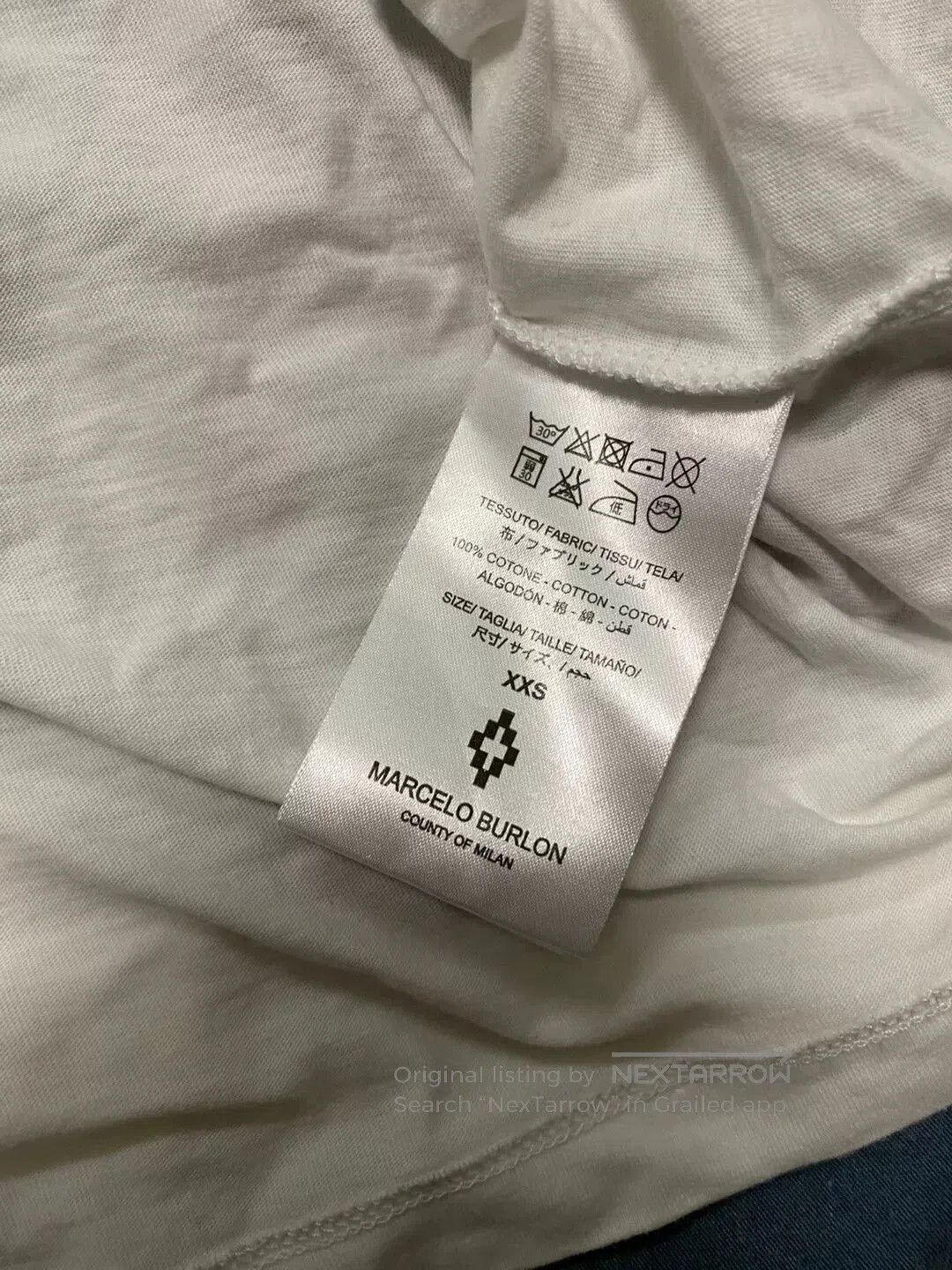 Marcelo Burlon Marcelo Burlon MB Wings Short Sleeve. Size US XXS / EU 40 - 3 Thumbnail
