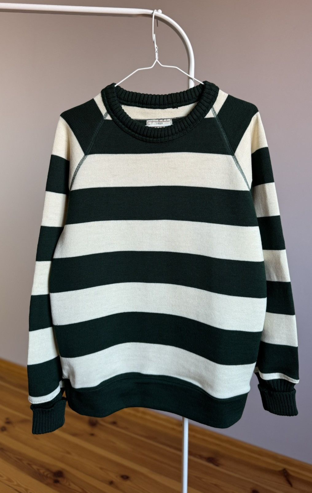 Dehen 1920 Dehen 1920 Wool Sweaters Striped Naval Crew Size US M / EU 48-50 / 2 - 3 Thumbnail