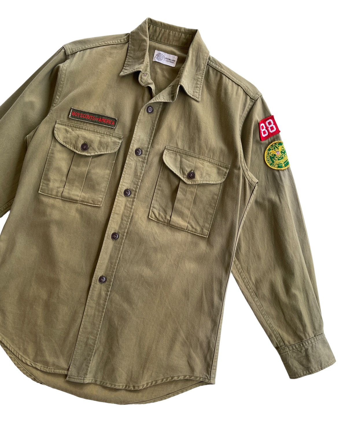 Vintage Vintage 60s Boy Scouts America Official Sanforized Shirt Size US S / EU 44-46 / 1 - 5 Thumbnail