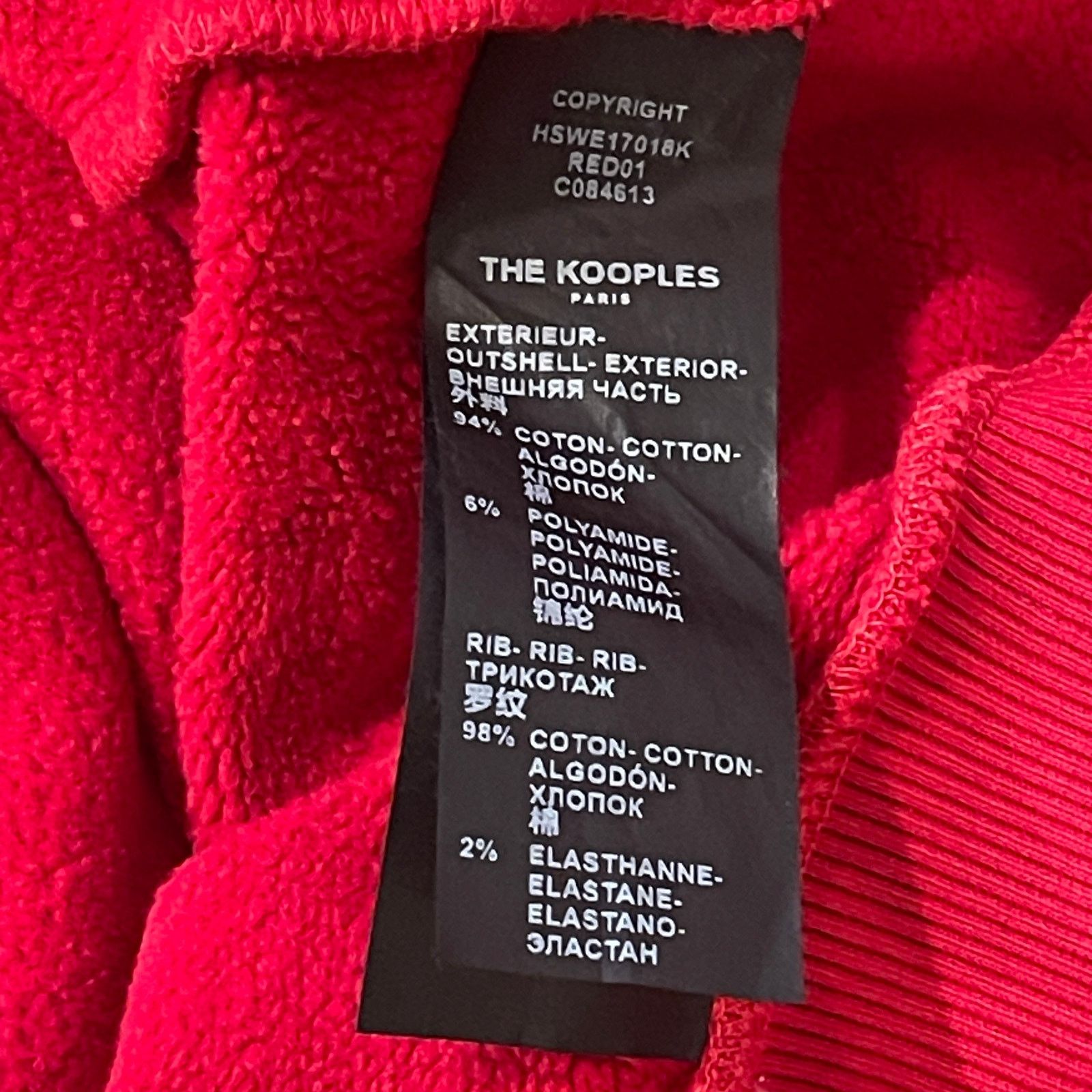 The Kooples The Kooples Women's Embroidered Skull Cotton Sweatshirt Sz M Size M / US 6-8 / IT 42-44 - 4 Thumbnail