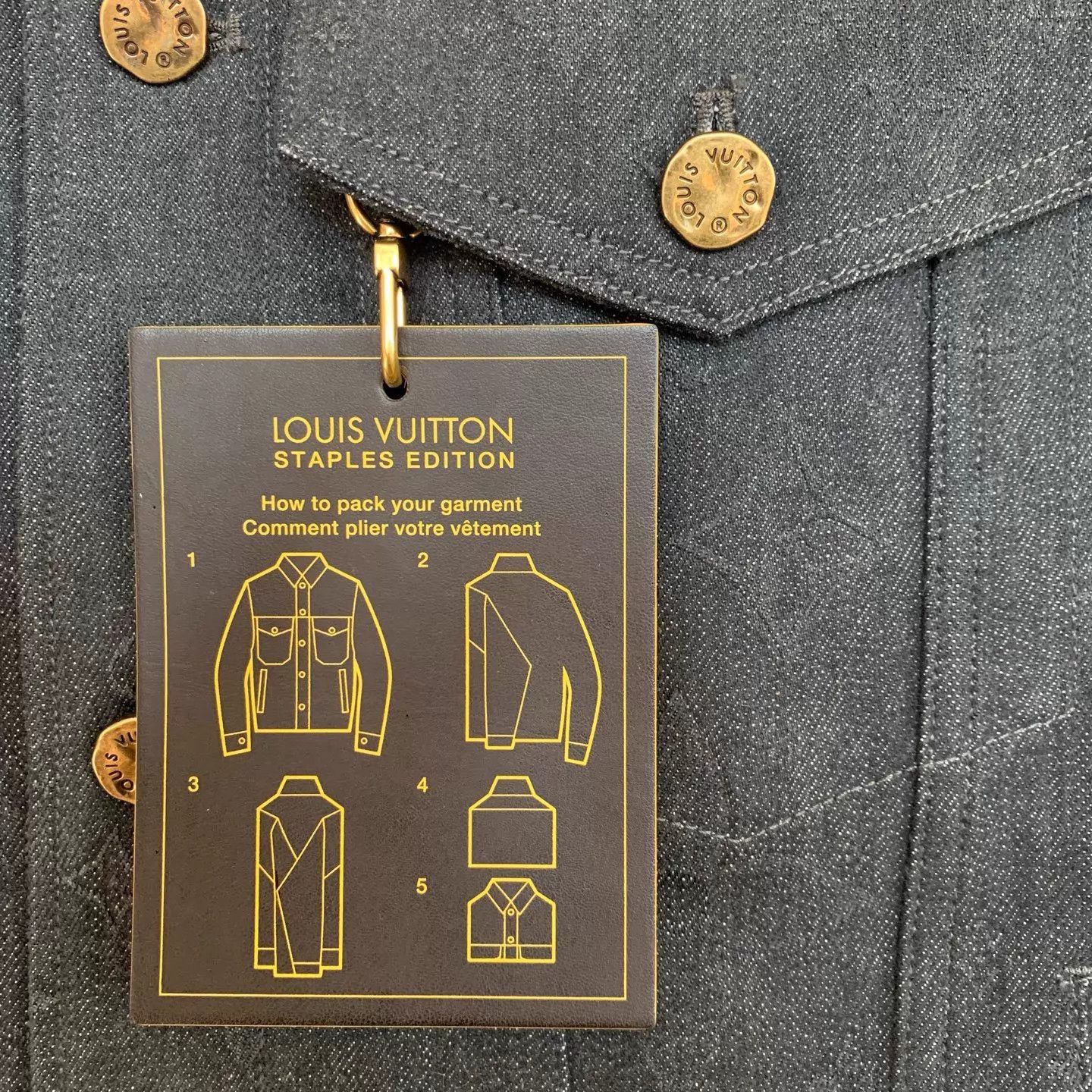 Louis Vuitton Louis Vuitton Gray Monogram Eclipse Denim Jacket Size US L / EU 52-54 / 3 - 5 Thumbnail