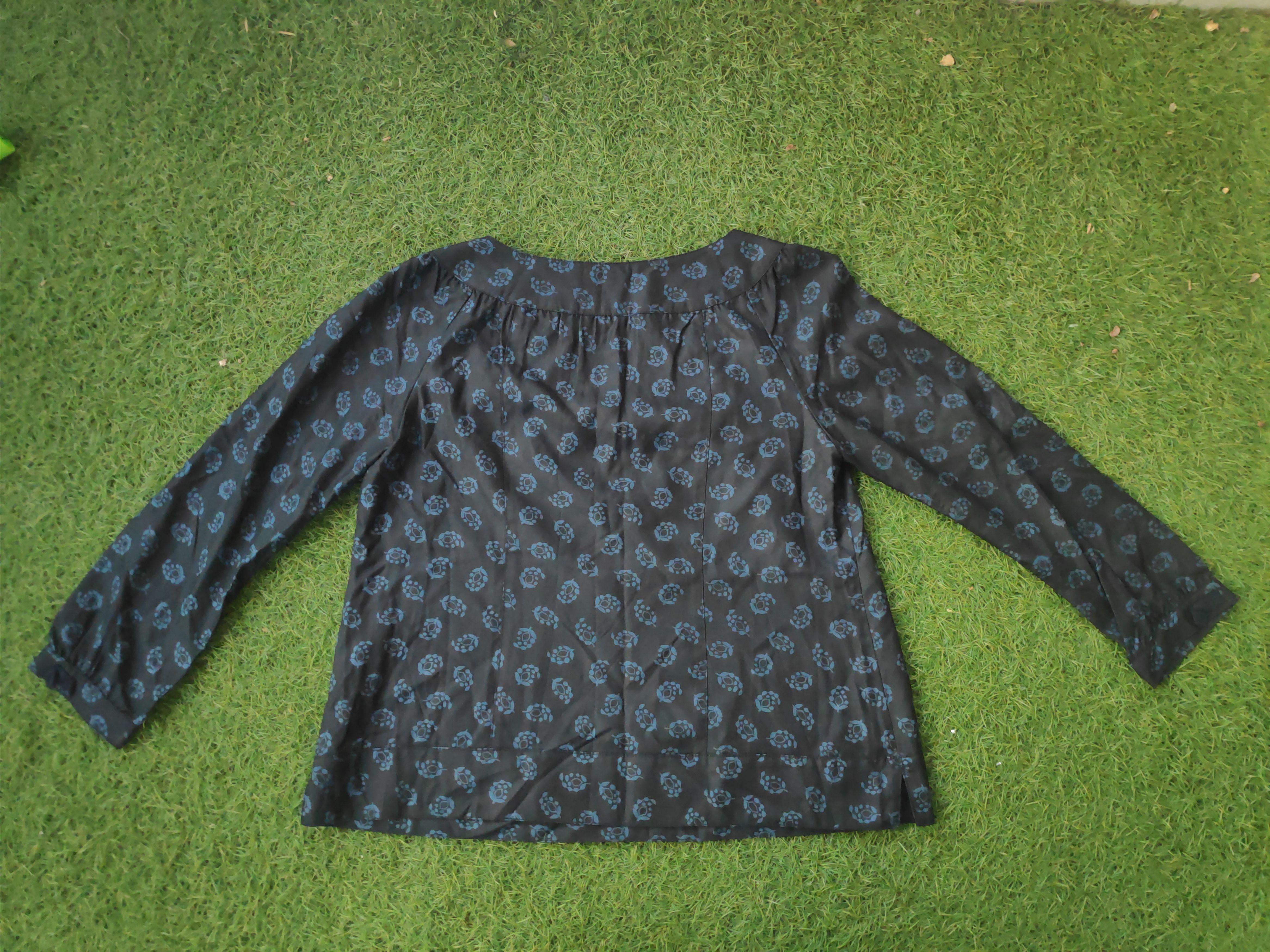 Marc Jacobs Marc jacobs Long Sleeve 100% Silk Top 0041 Size M / US 6-8 / IT 42-44 - 7 Thumbnail