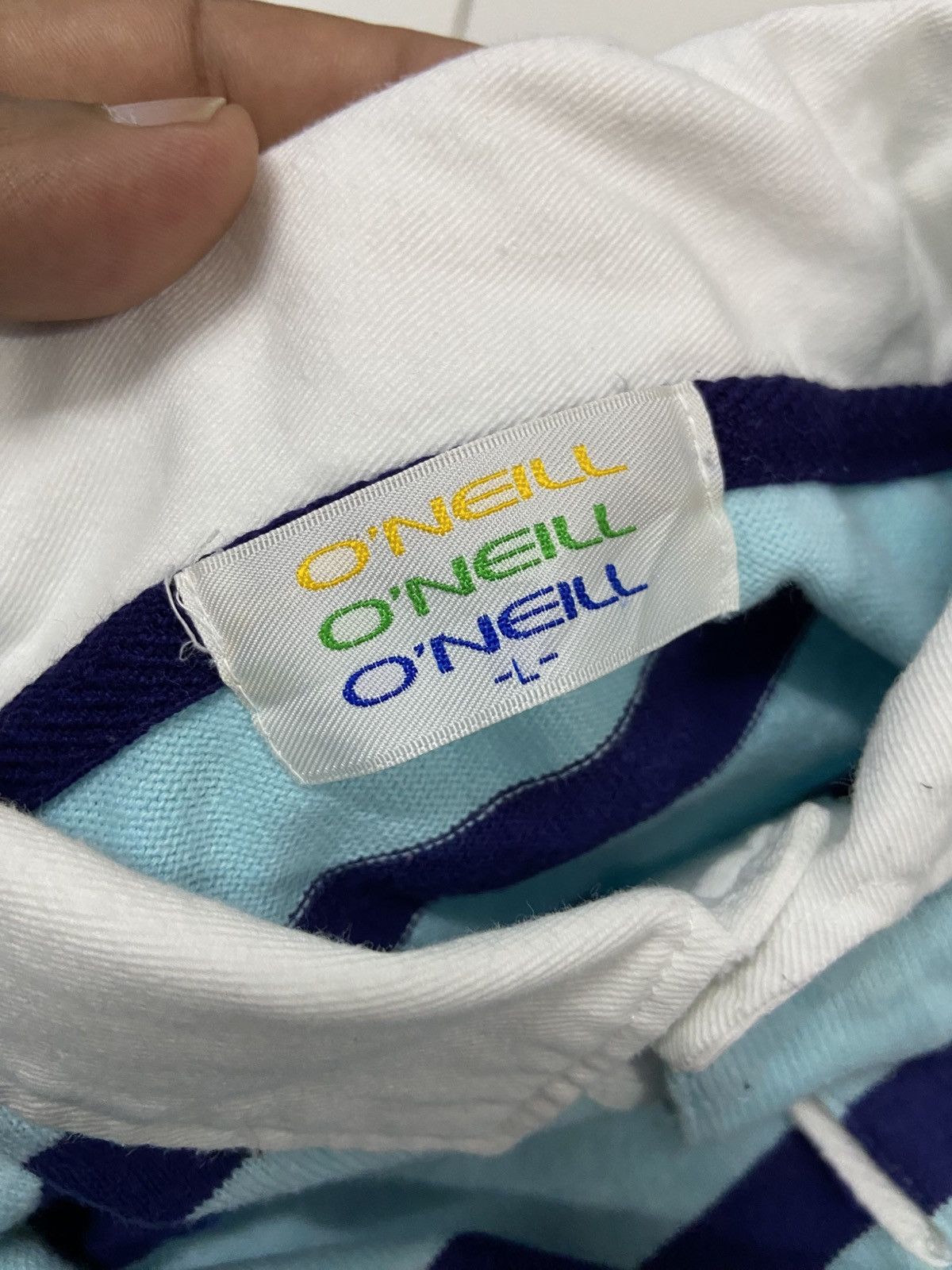 O'Neill VINTAGE O’NEILL RUGBY LONG SLEEVE POLO SHIRT Size US L / EU 52-54 / 3 - 7 Thumbnail