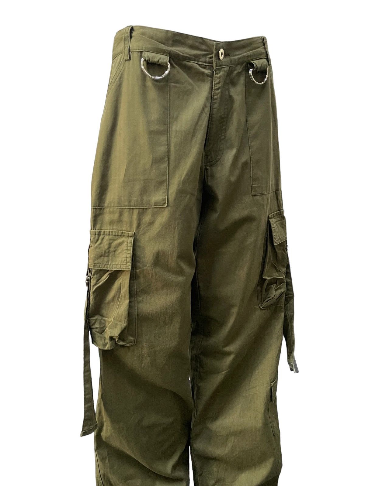 Japanese Brand × Junya Watanabe Atlantis Japan Wide Baggy Loose Parachute Cargo Pants Size US 31 - 5 Thumbnail