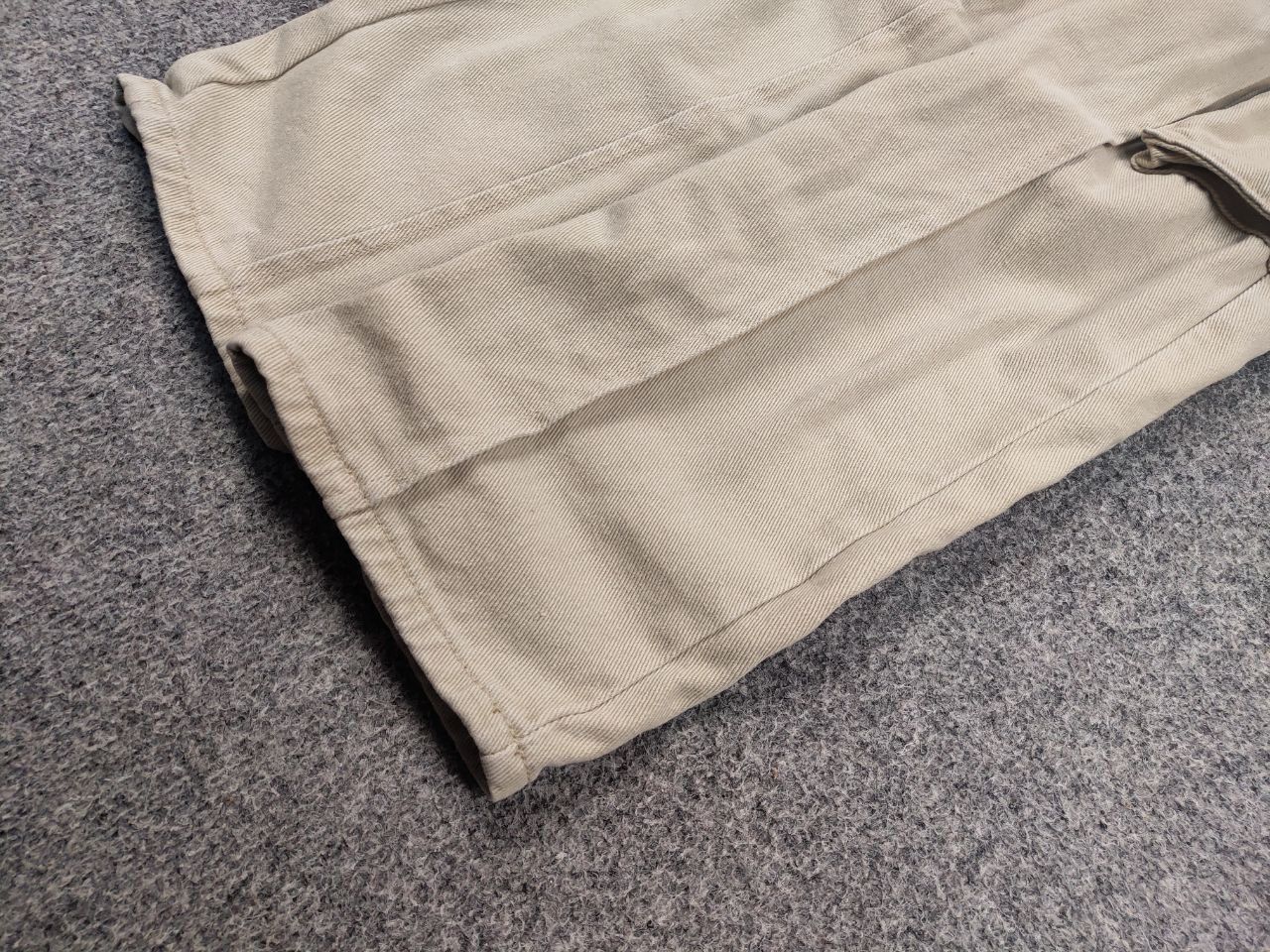 Japanese Brand Vintage Y2K Japanese Bondage Beige Baggy Cargo Denim Pants Size US 30 / EU 46 - 6 Thumbnail