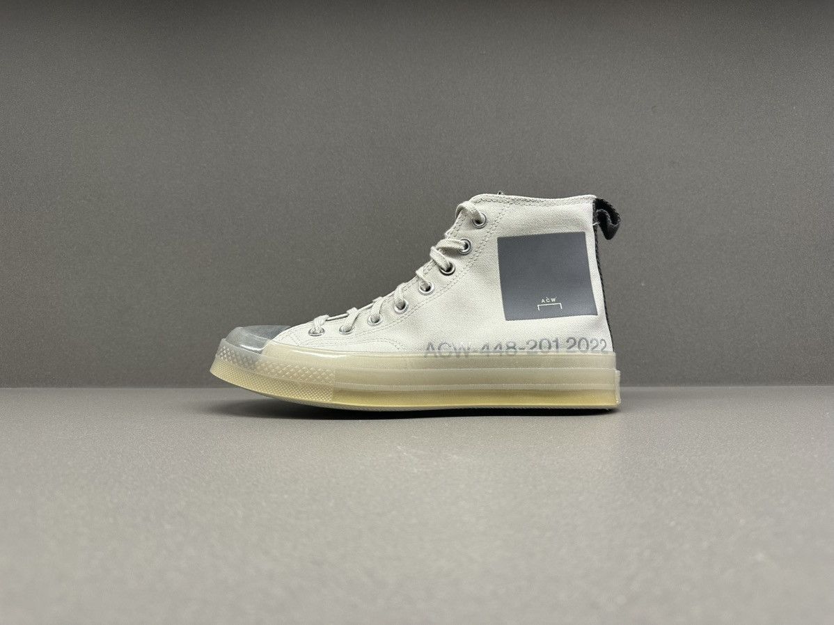 A-COLD-WALL* × Converse Converse Chuck Taylor All-Star 70s Hi A-COLD-WALL Silver Size US 8 / EU 41 - 6 Thumbnail