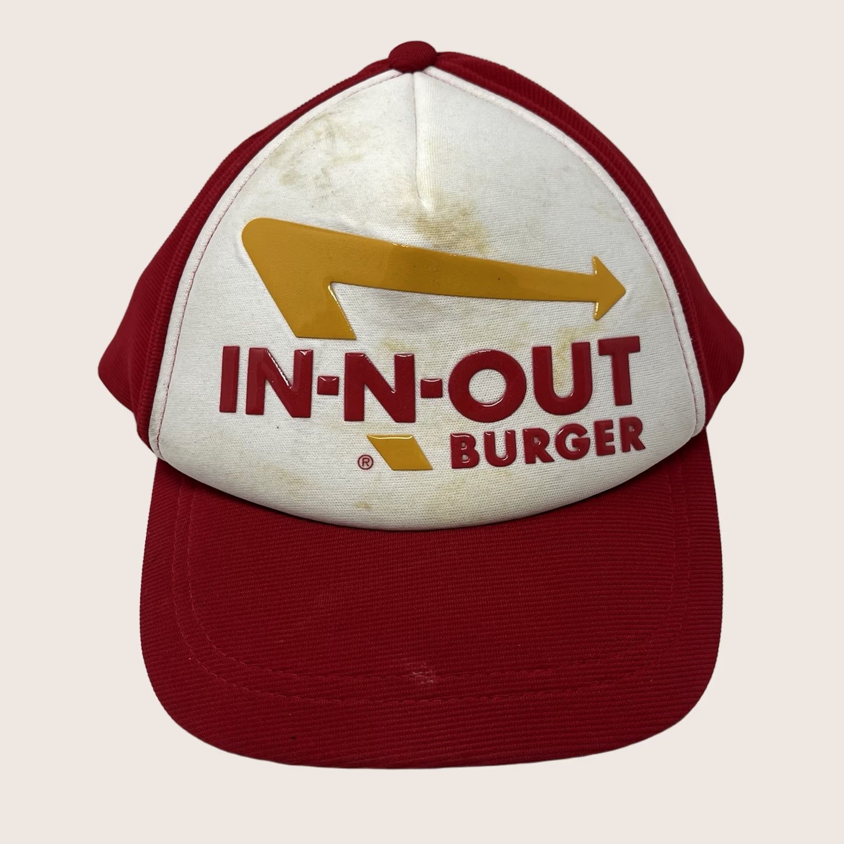 Vintage IN-N-Out Burger Hat Cap Red Uniform Crew Snapback Adjustable 90s Size ONE SIZE - 1 Thumbnail