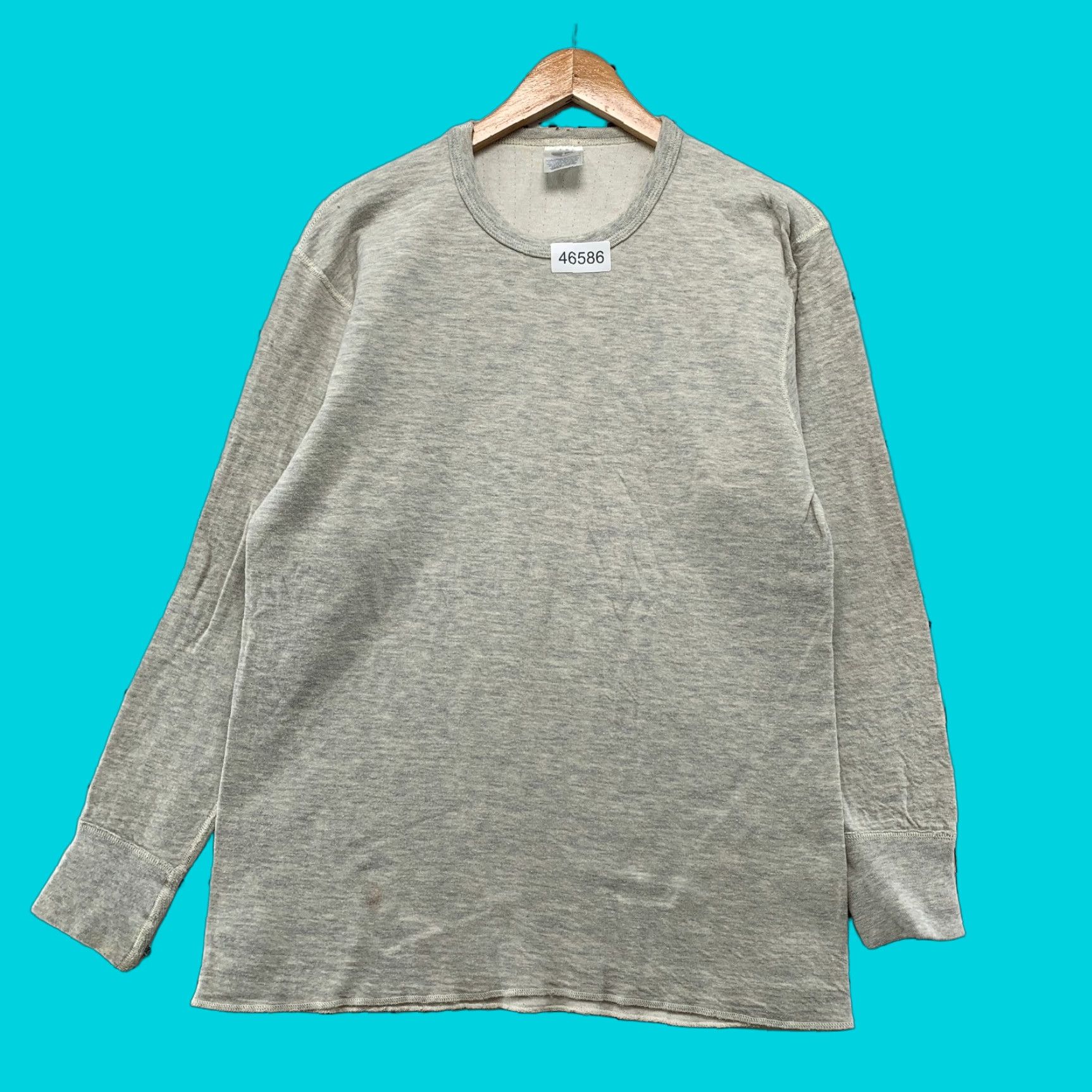 Doublet VINTAGE Duofold Thermal Shirt Mens Large Gray Double Faced Long Sleeve Shirt Size US L / EU 52-54 / 3 - 1 Thumbnail