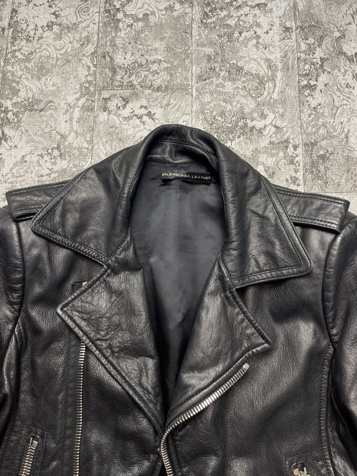 Balenciaga Balenciaga Motorcycle Leather Jacket Size 44 Woman Size M / US 6-8 / IT 42-44 - 9 Thumbnail