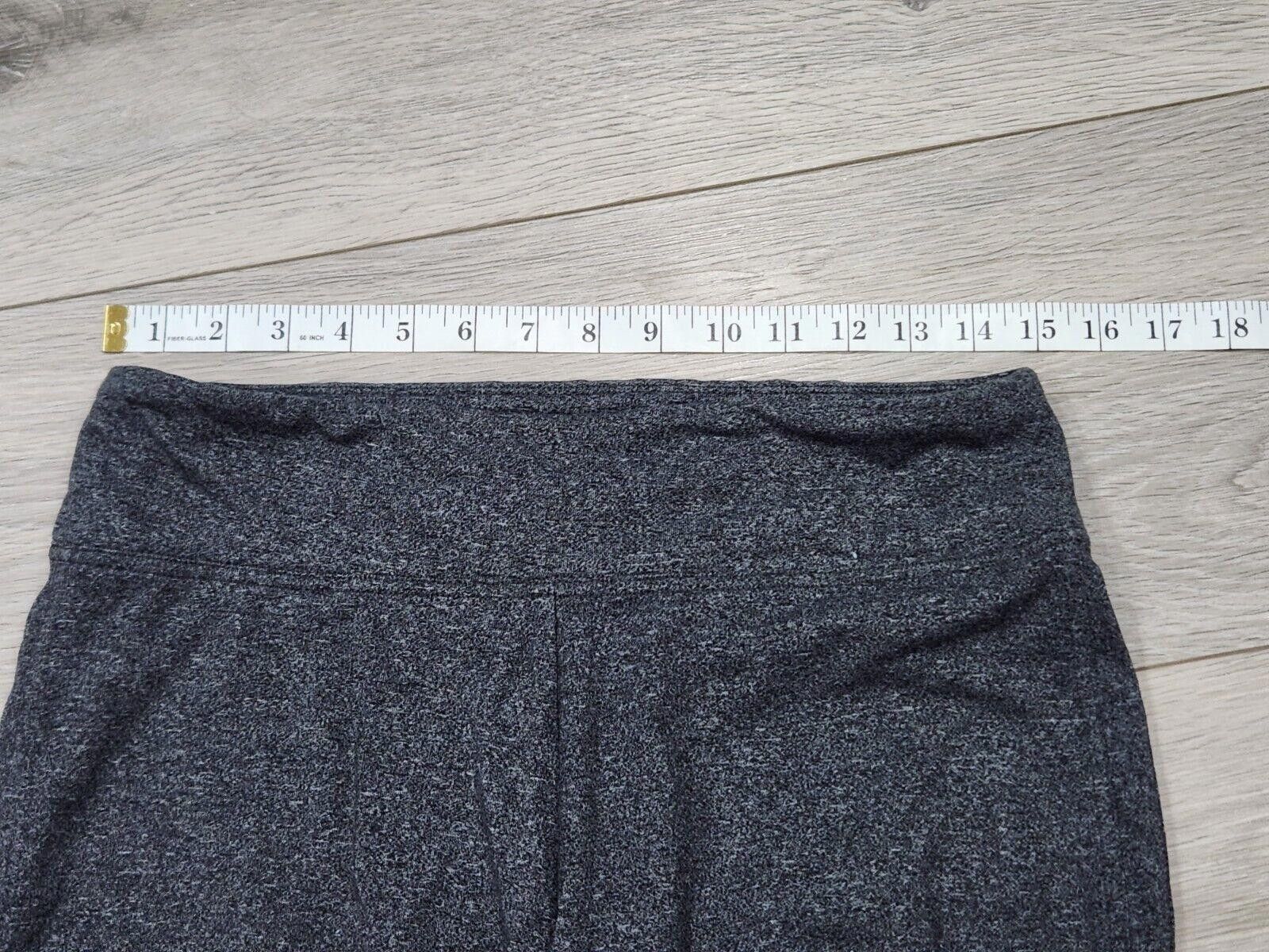 Designer Victoria Sport Leggings Large Capri Length Gray Black Size 36" / US 14 / IT 50 - 8 Thumbnail