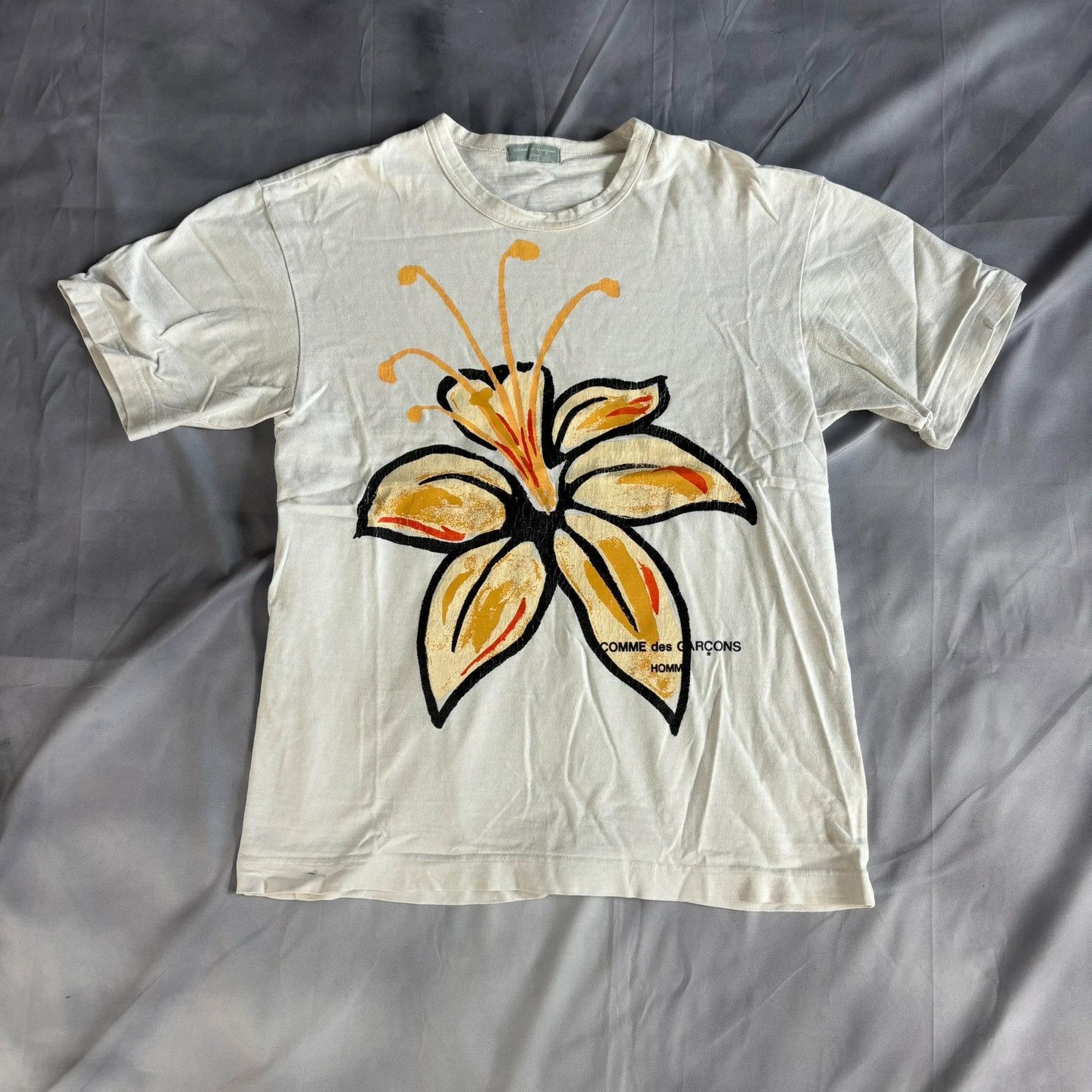 Comme des Garcons Homme Plus Comme des garçons homme plus lily t shirt Size US M / EU 48-50 / 2 - 1 Thumbnail