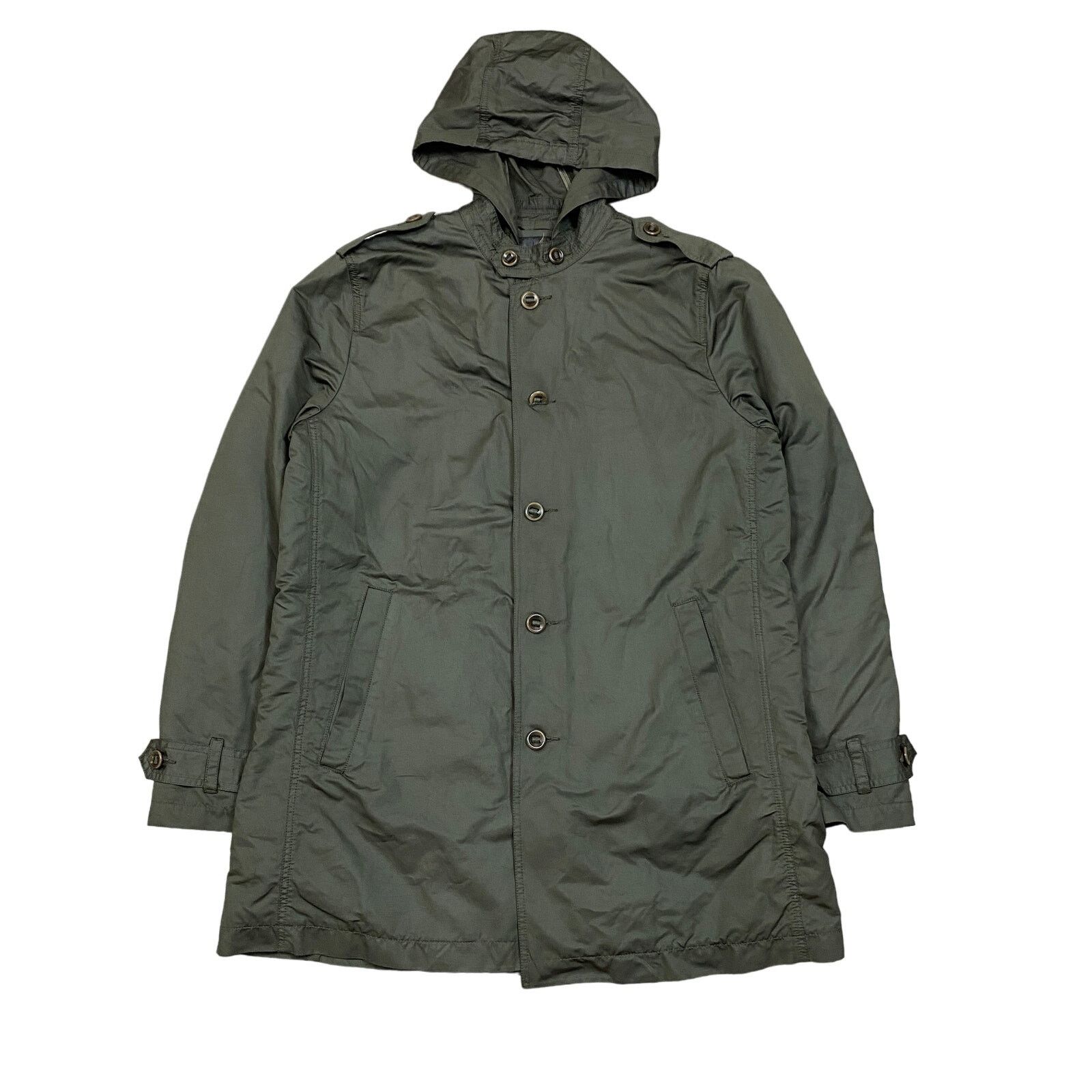 John Varvatos John Varvatos Quilt Lined Hooded Button Field Jacket Men's L Size US L / EU 52-54 / 3 - 1 Thumbnail