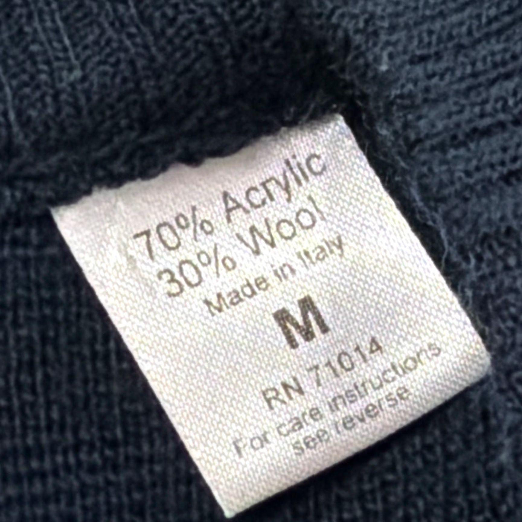 IDEA Idea Uomo Sweater Vest Mens M Blue Wool Argyle V Neck Pullover Made in italy Size US M / EU 48-50 / 2 - 8 Thumbnail