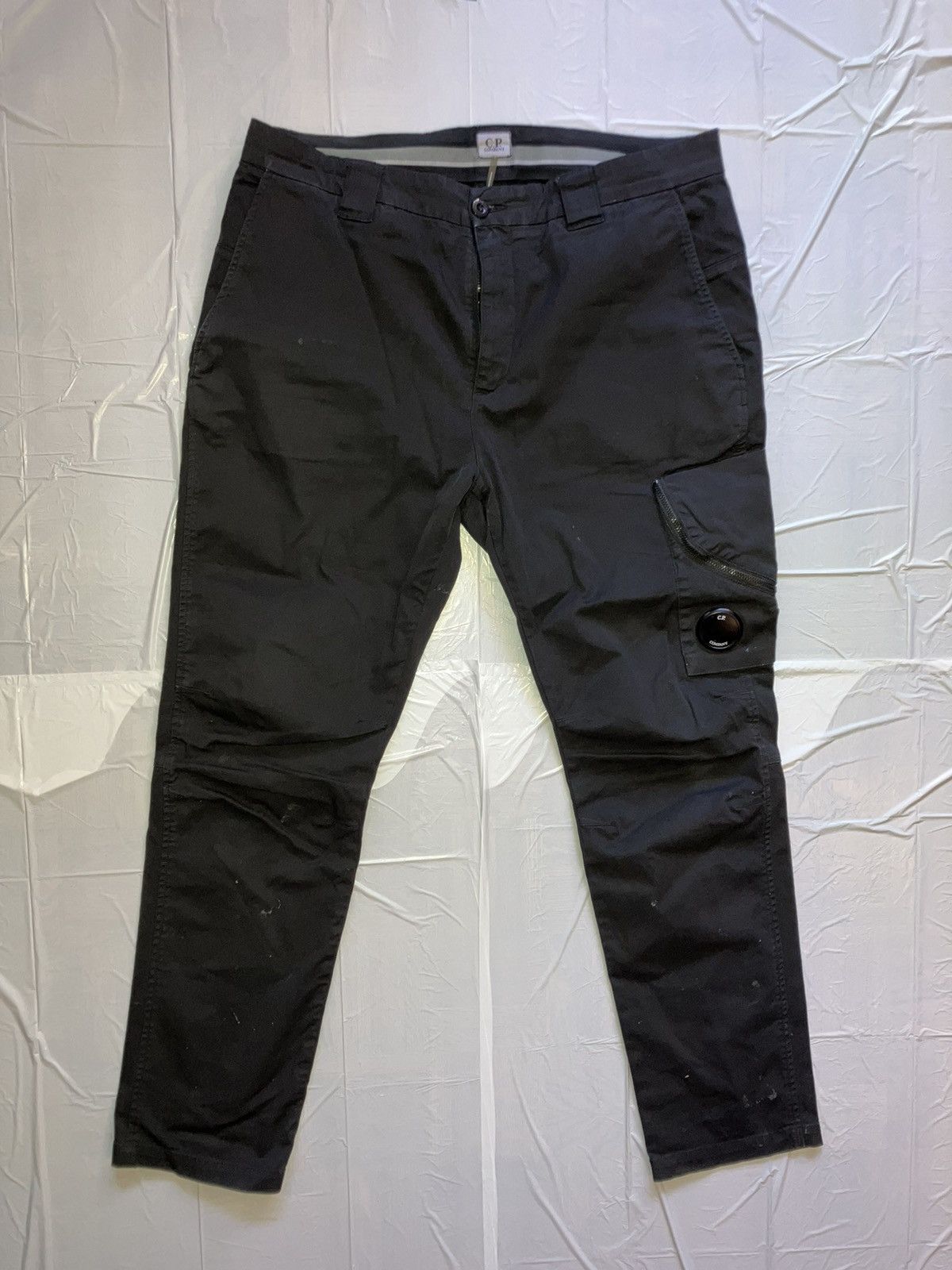 image of C P Company Cargo Trousers in Black, Men's (Size 36)